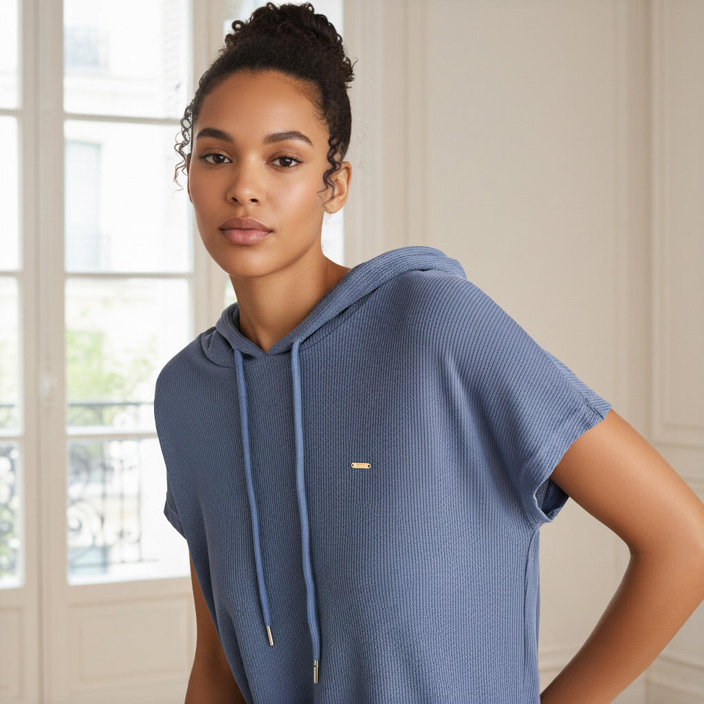 طقم بنطلون بيجاما وبلوزة بقبعة-women-clothing-nightwear-pyjamas-longsets-image-2