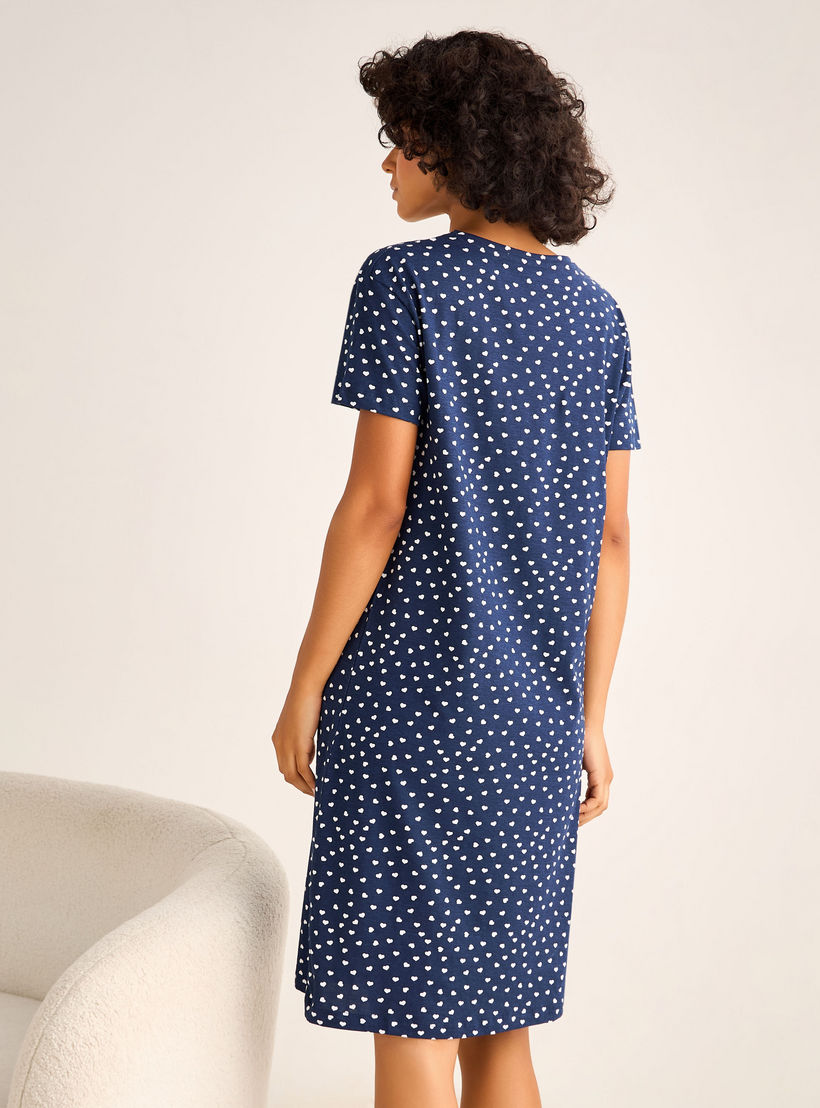 قميص نوم بطبعات وأكمام قصيرة-women-clothing-nightwear-nighties-image-3