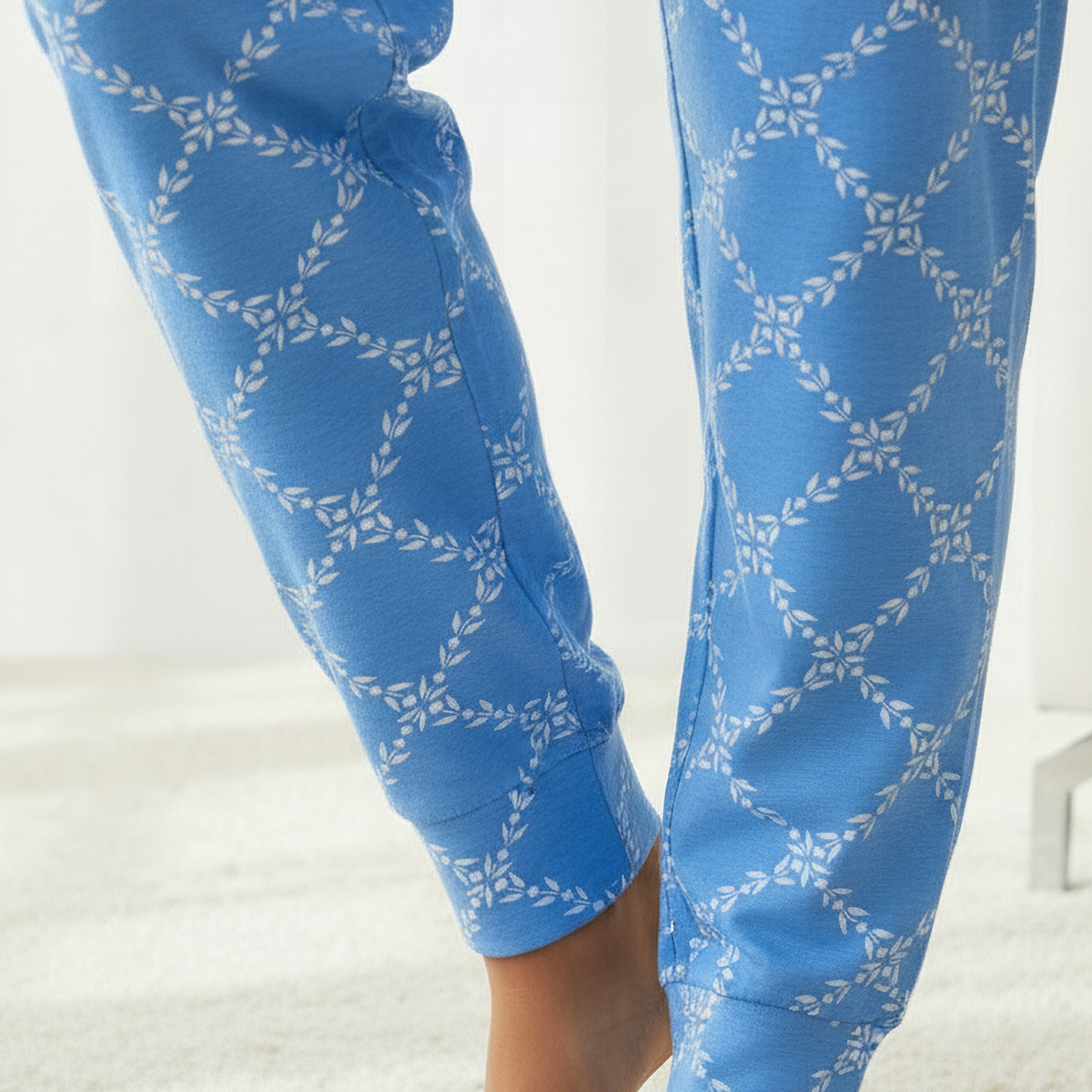 طقم بلوزة وبنطلون بيجاما-women-clothing-nightwear-pyjamas-longsets-image-1