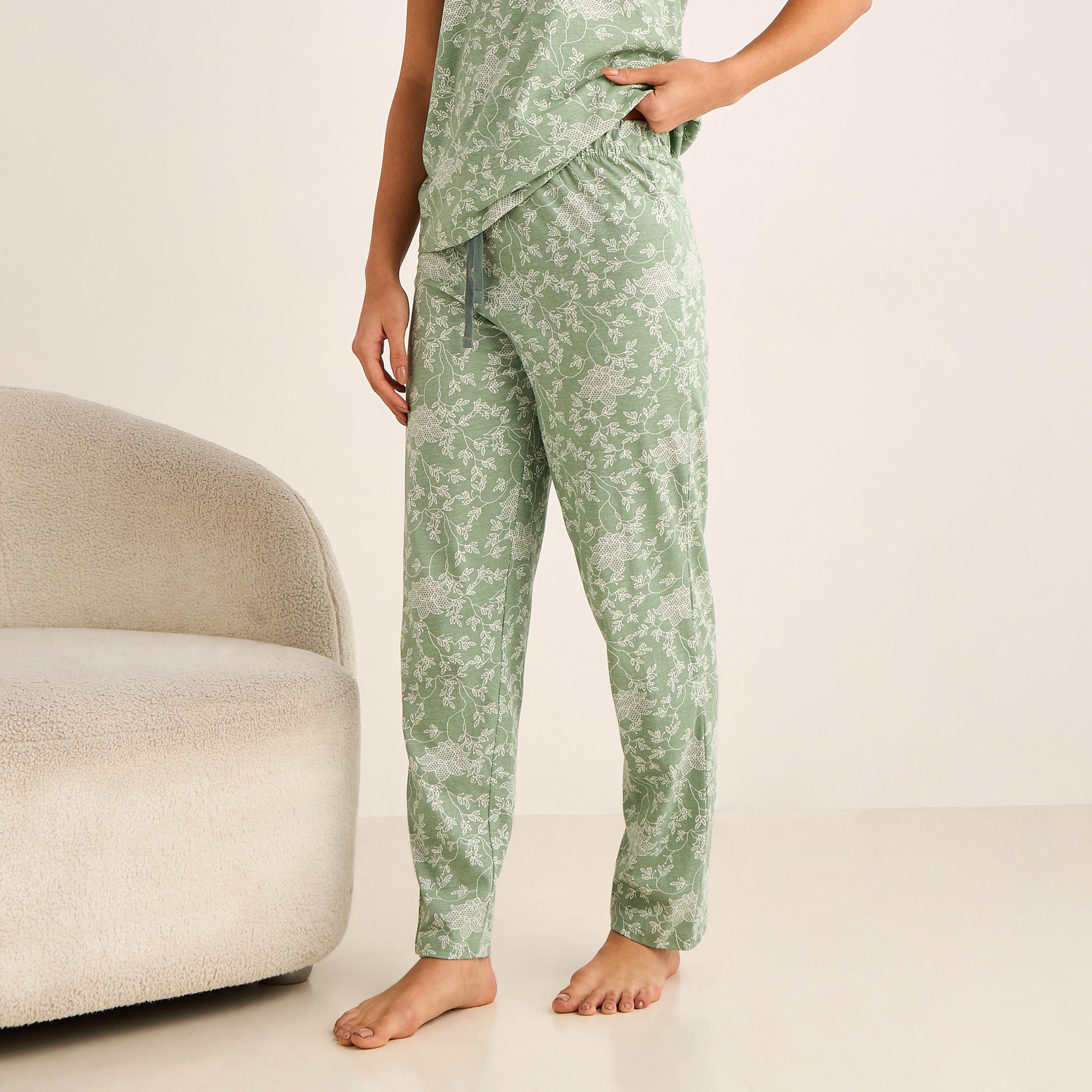 طقم بلوزة وبنطلون بيجاما-women-clothing-nightwear-pyjamas-longsets-image-4