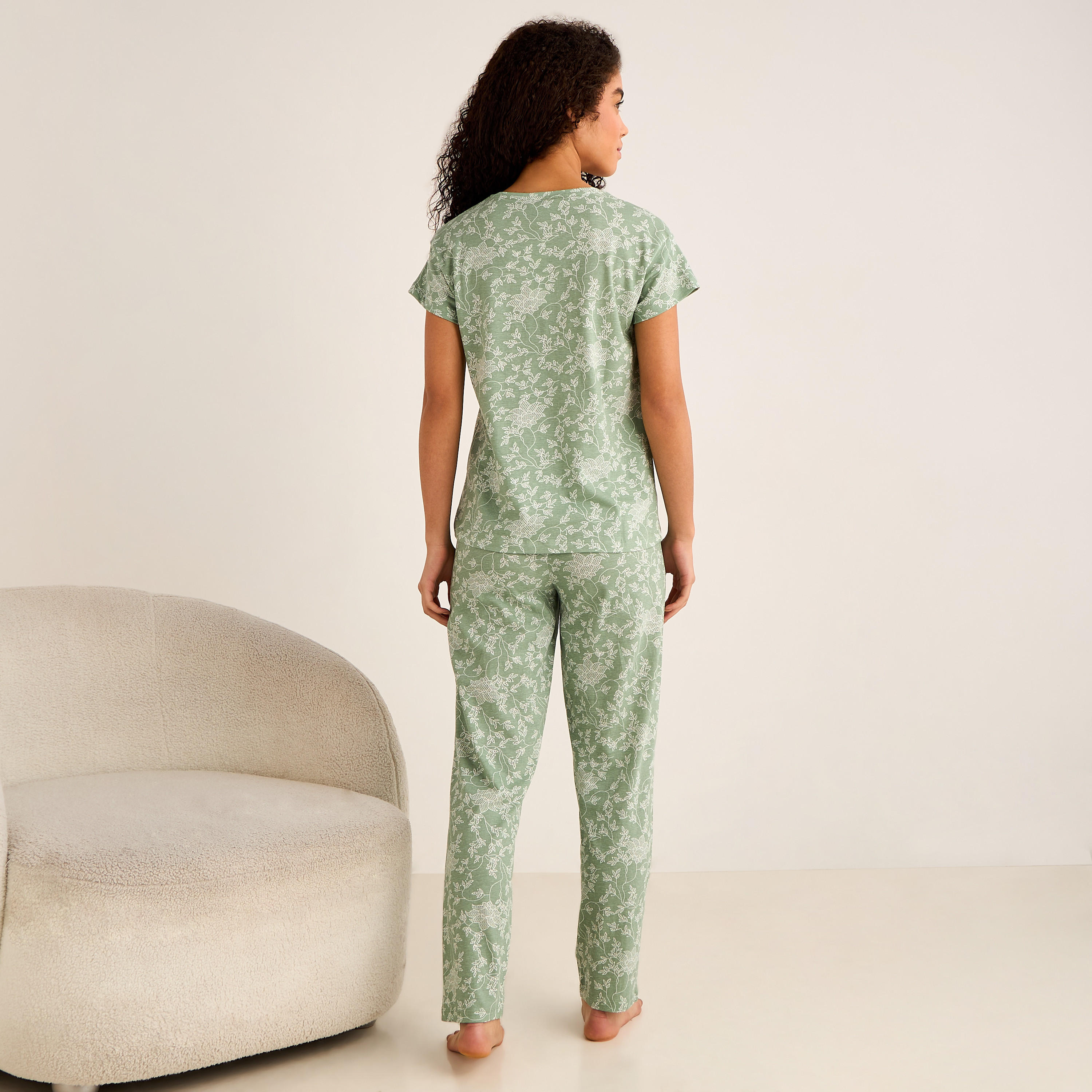 طقم بلوزة وبنطلون بيجاما-women-clothing-nightwear-pyjamas-longsets-image-3