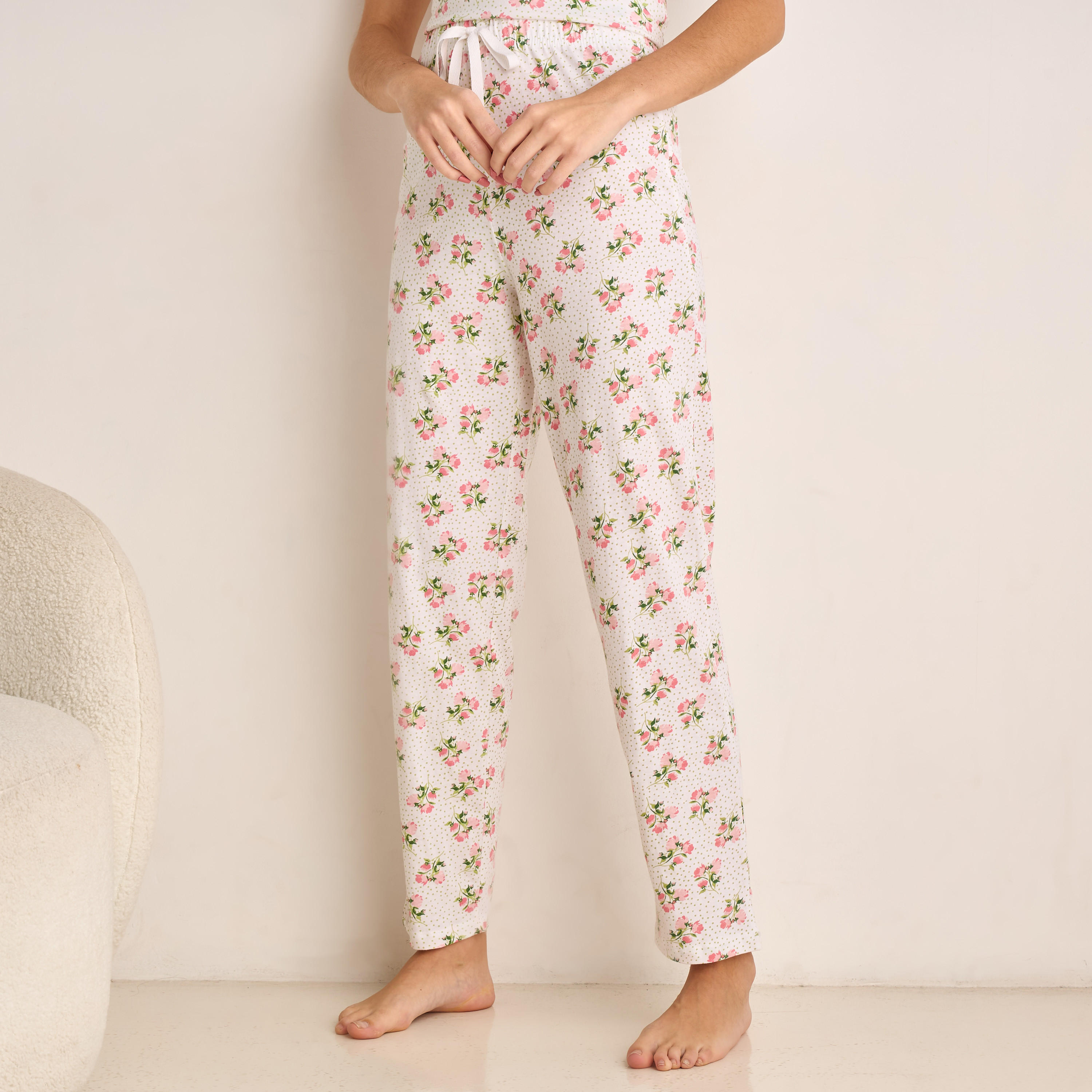 Pyjama Set Top & Trousers-women-clothing-nightwear-pyjamas-longsets-image-3