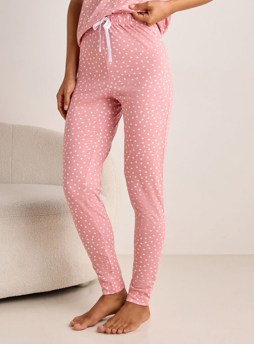 Pyjama Set Printed T-shirt & Pyjama-women-clothing-nightwear-pyjamas-longsets-image-3