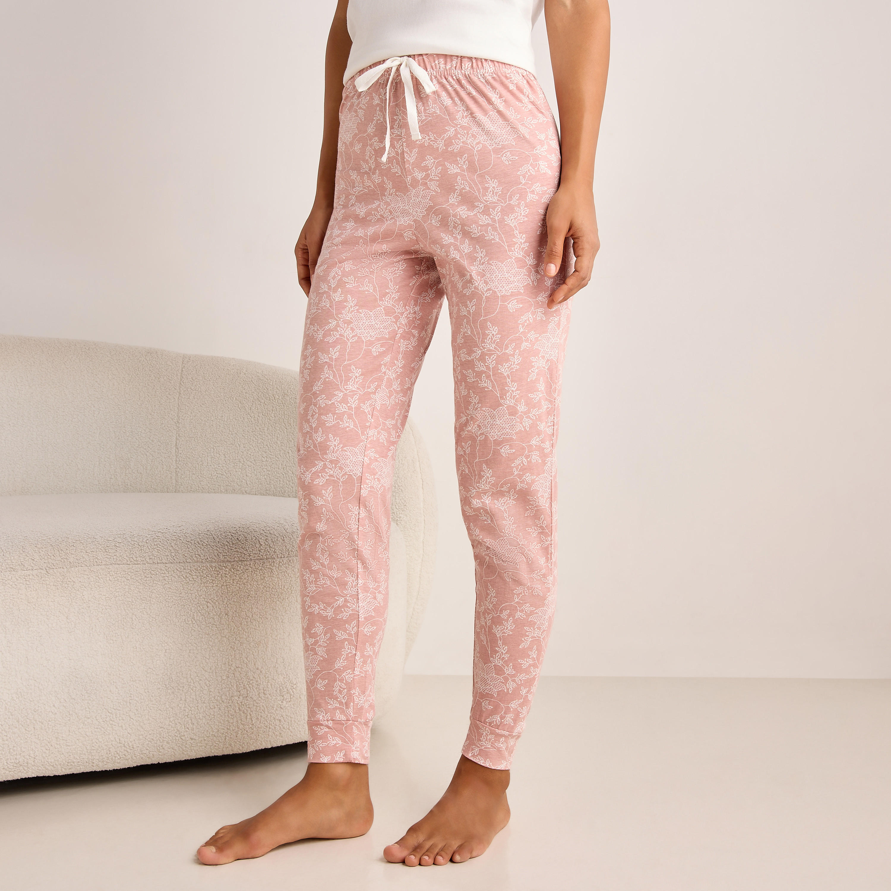 Pyjama Set Printed T-shirt & Pyjama-women-clothing-nightwear-pyjamas-longsets-image-3