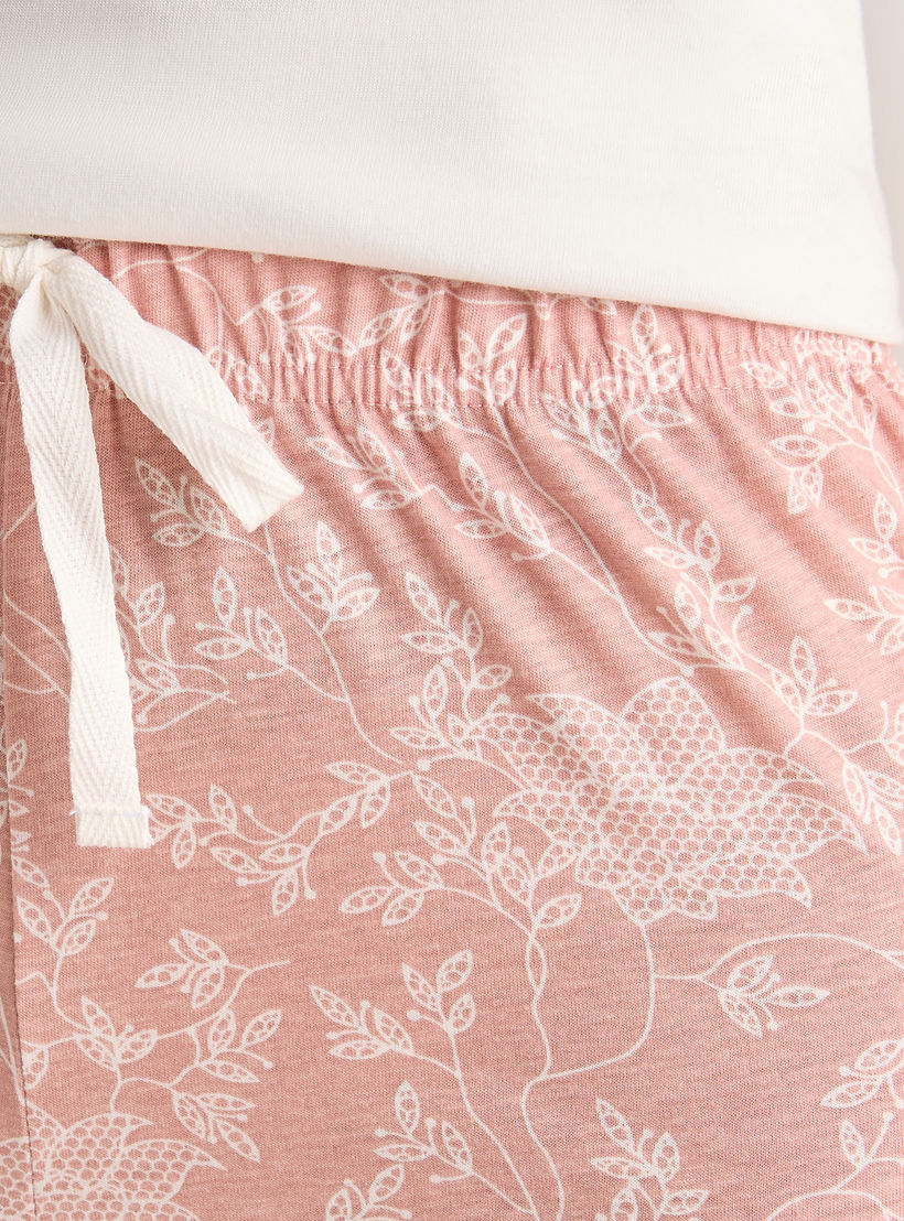 Pyjama Set Printed T-shirt & Pyjama-women-clothing-nightwear-pyjamas-longsets-image-6