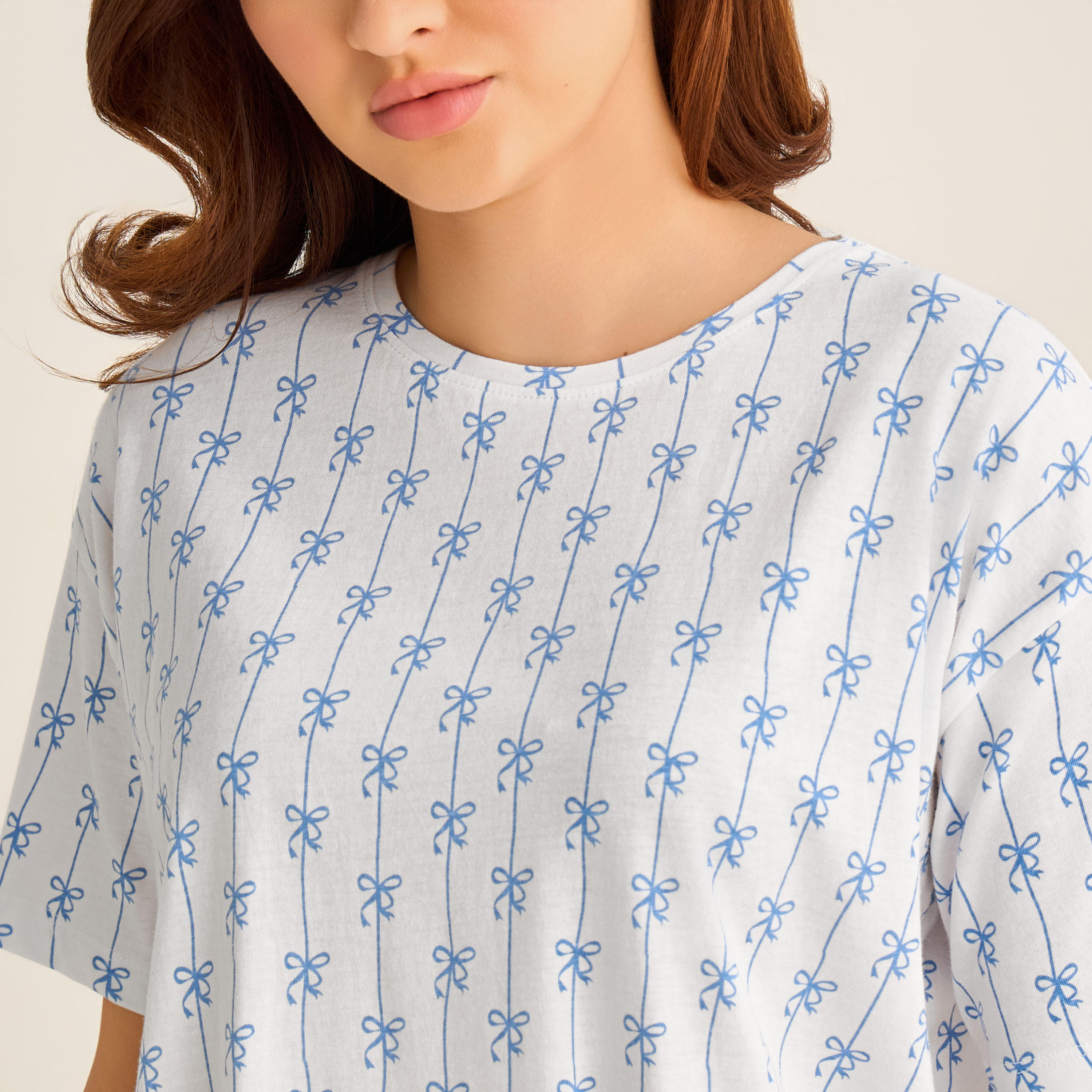 Pyjama Short Set T-shirt & Shorts-women-clothing-nightwear-pyjamas-shortsets-image-5