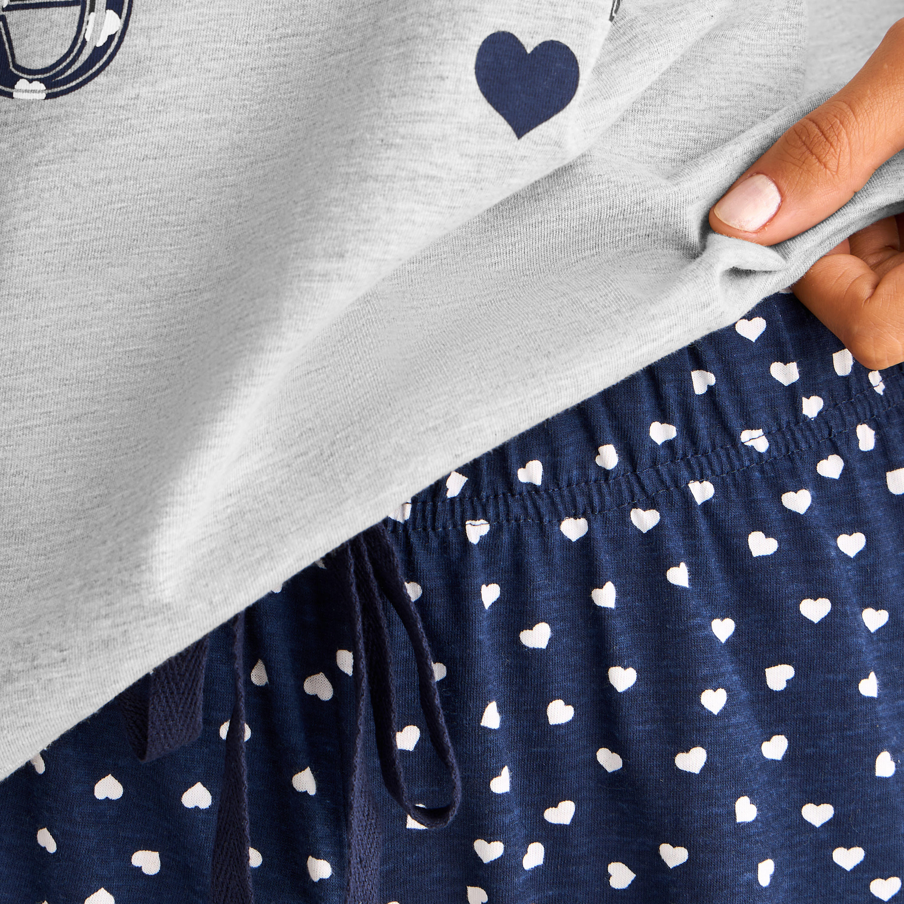 Pyjama Set Printed T-shirt & Shorts-women-clothing-nightwear-pyjamas-shortsets-image-6
