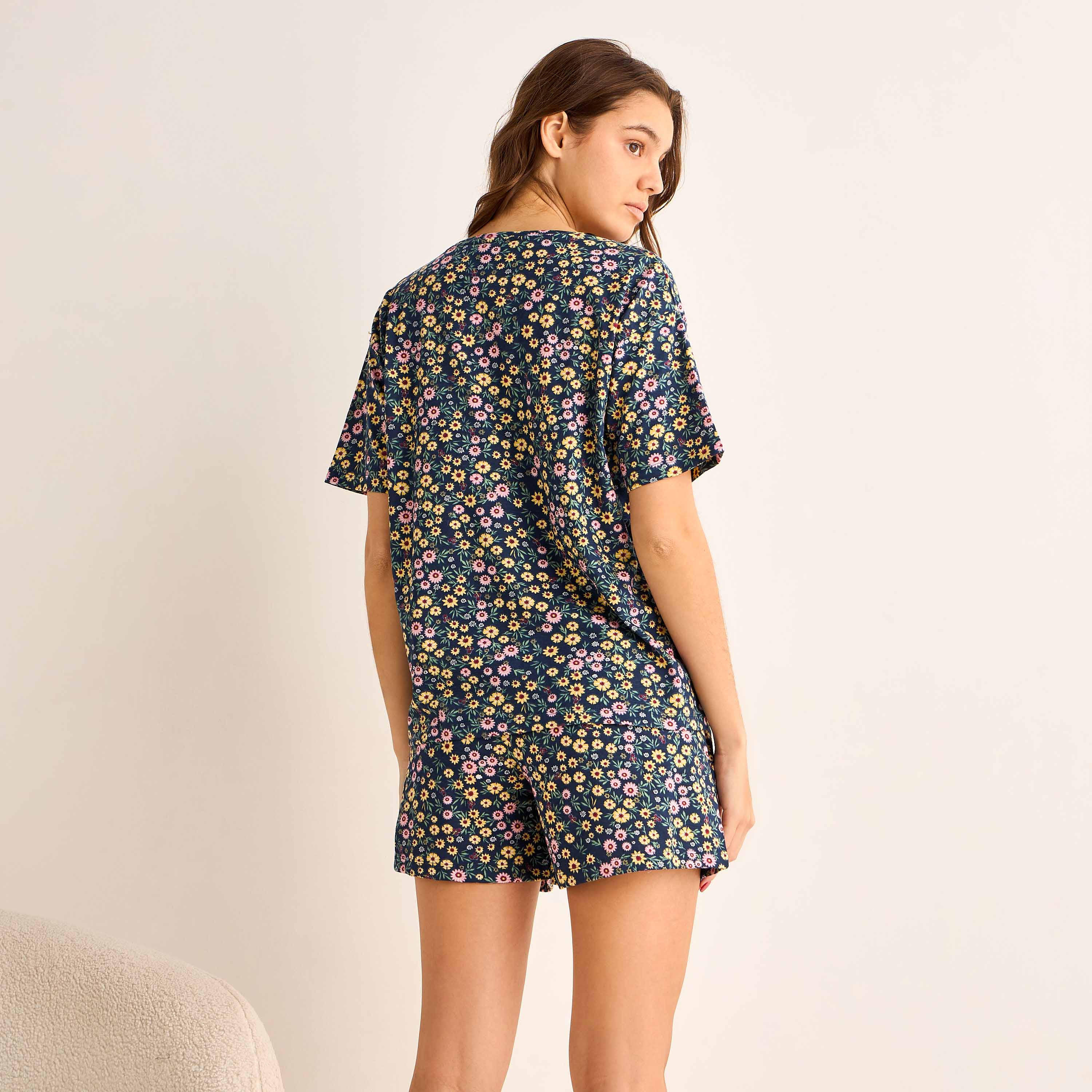 Pyjama Short Set T-shirt & Shorts-women-clothing-nightwear-pyjamas-shortsets-image-4
