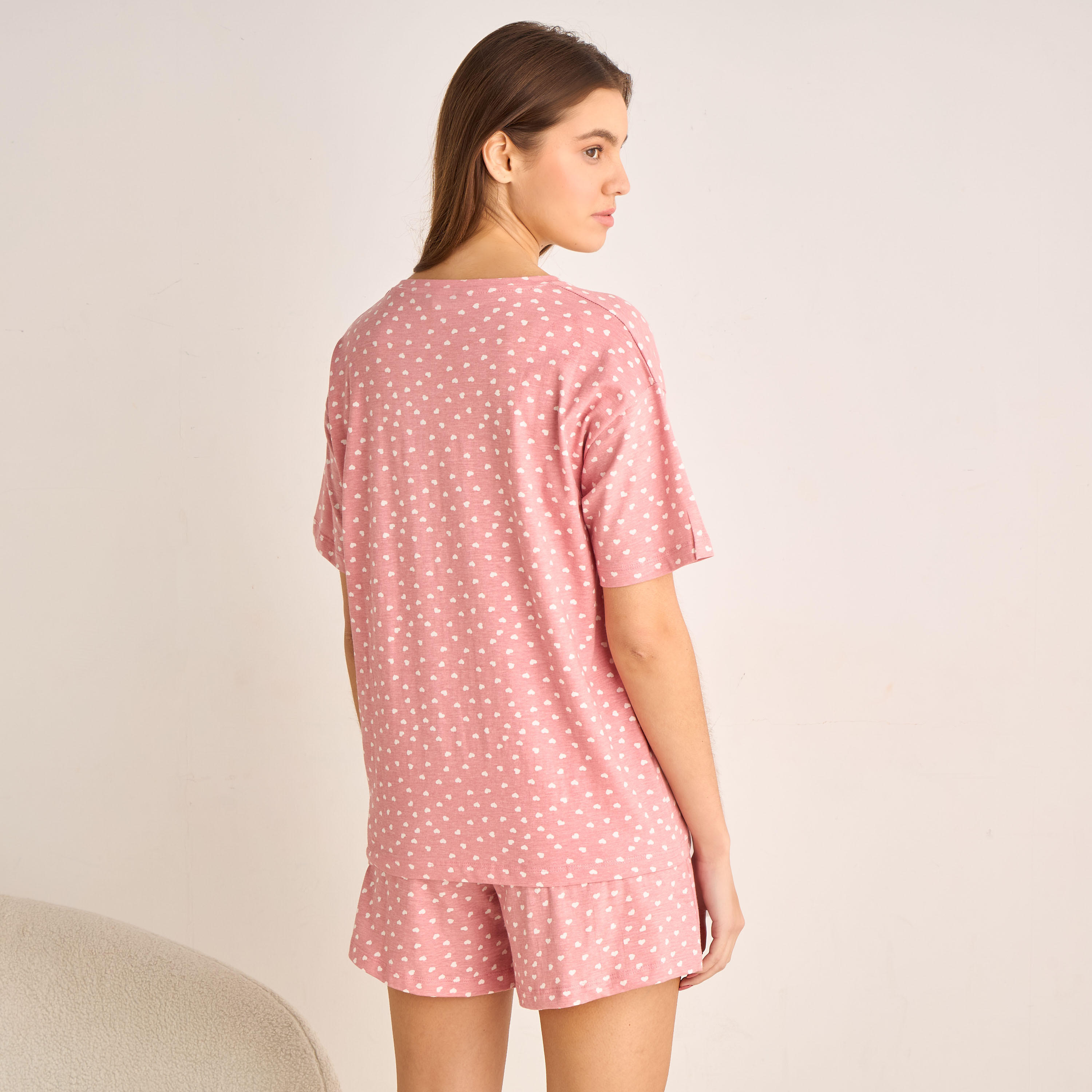 Pyjama Short Set T-shirt & Shorts-women-clothing-nightwear-pyjamas-shortsets-image-4