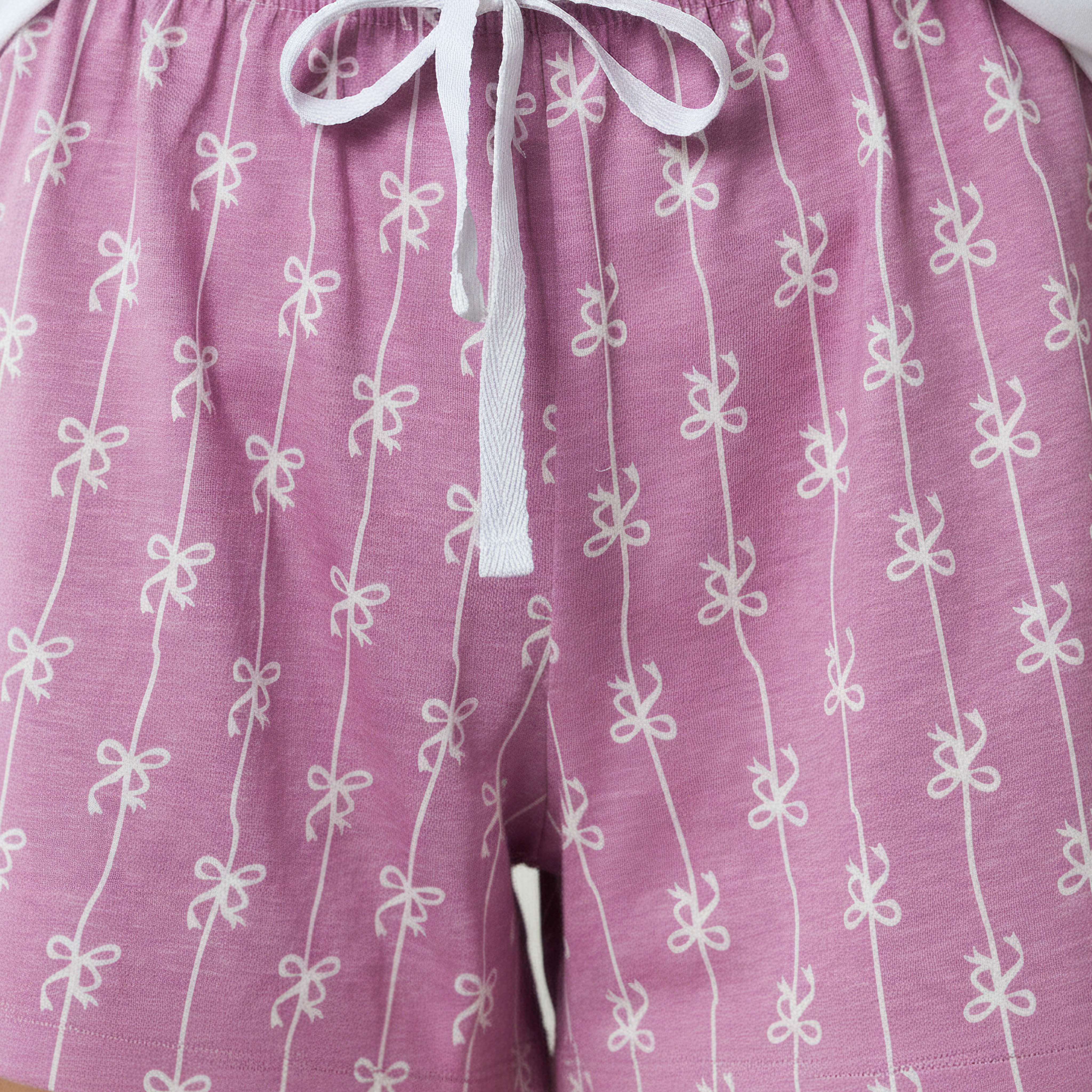 Pyjama Set Floral Print T-shirt & Pyjama-women-clothing-nightwear-pyjamas-longsets-image-6