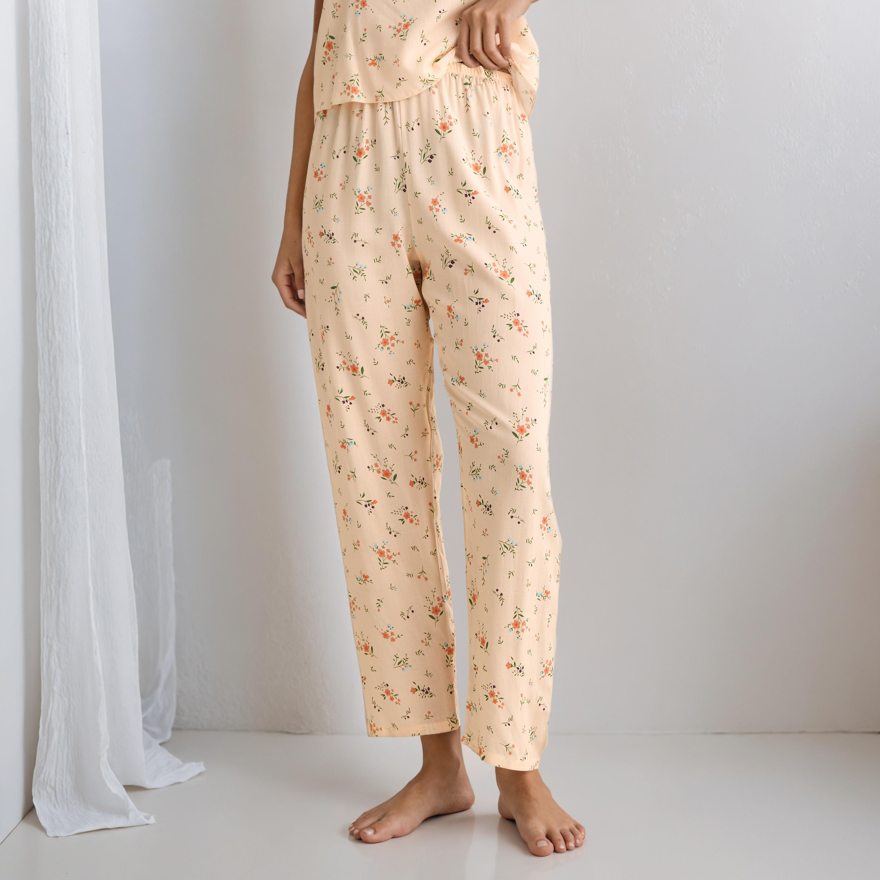 Pyjama Set with Robe Sleeveless Top & Pyjamas-women-clothing-nightwear-pyjamas-longsets-image-4