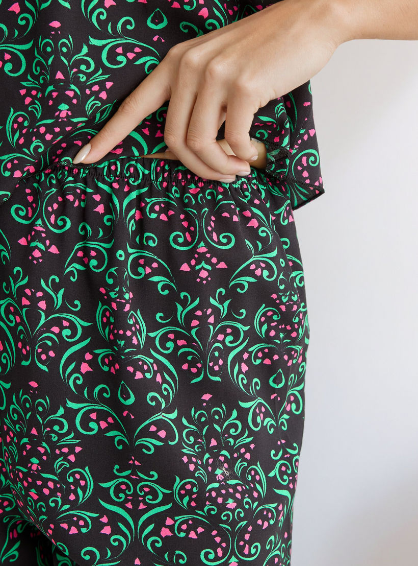 طقم بنطلون بيجاما وبلوزة دون أكمام-women-clothing-nightwear-pyjamas-longsets-image-1