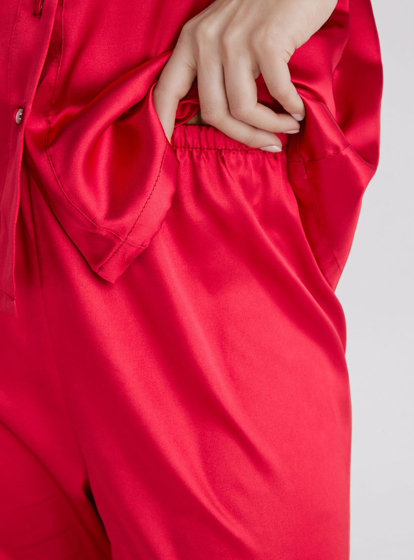 Pyjama Set Button-Down Shirt & Trousers-women-clothing-nightwear-pyjamas-longsets-image-5