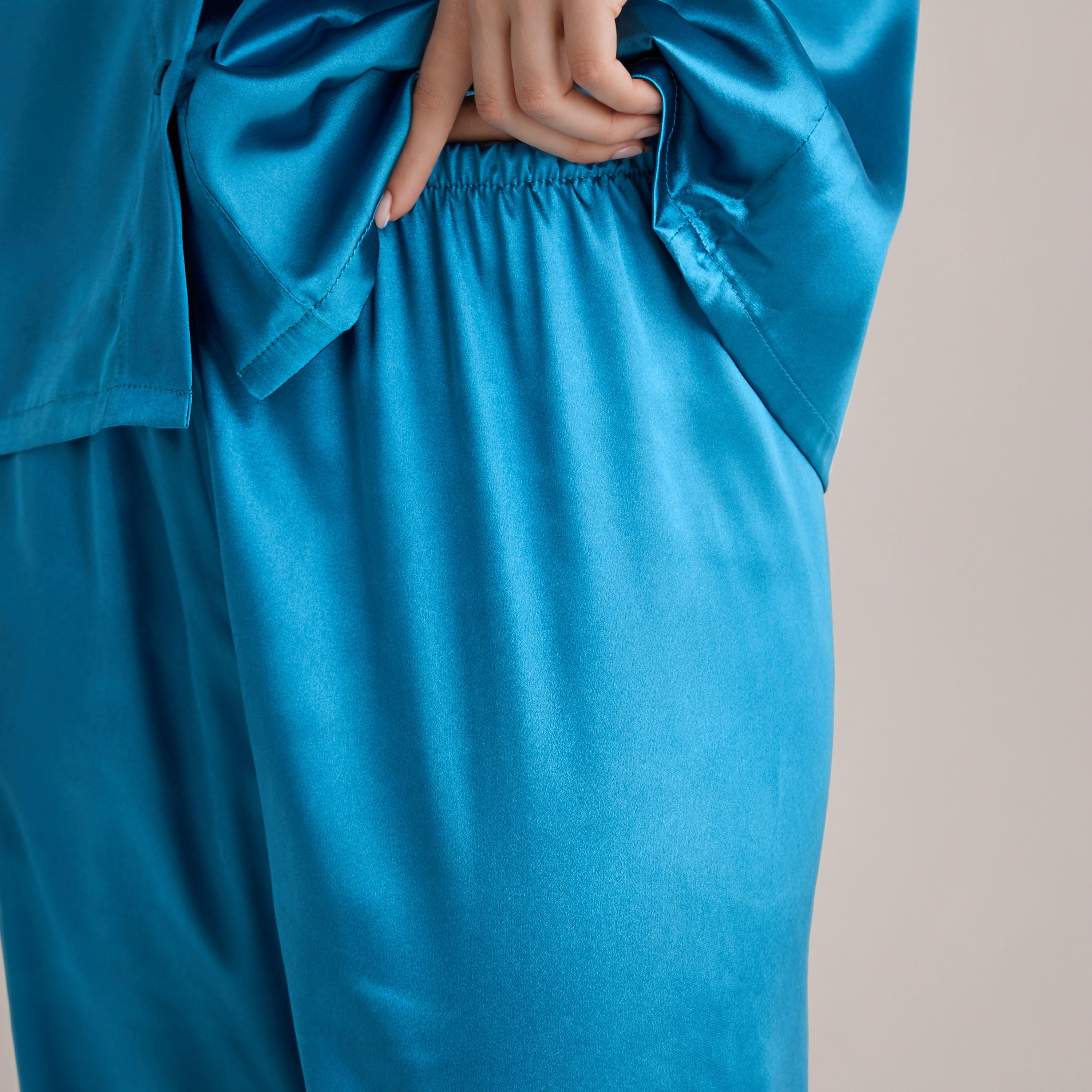 Pyjama Set Button-Down Shirt & Trousers-women-clothing-nightwear-pyjamas-longsets-image-4