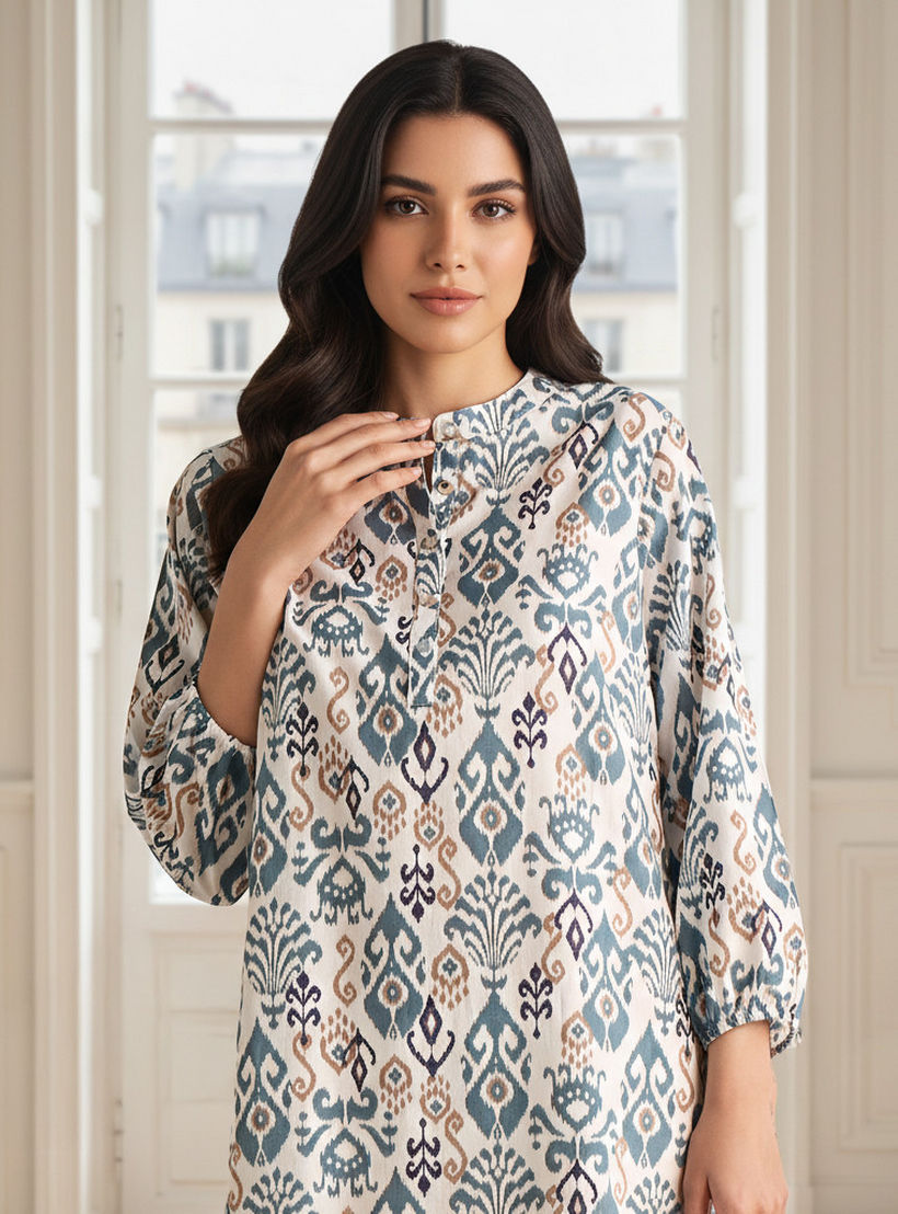 Night Dress Long Sleeves Printed Cotton-PROMO_SP_AE_2FOR149_110625-image-4