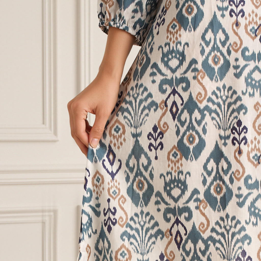 Night Dress Long Sleeves Printed Cotton-PROMO_SP_AE_2FOR149_110625-image-6