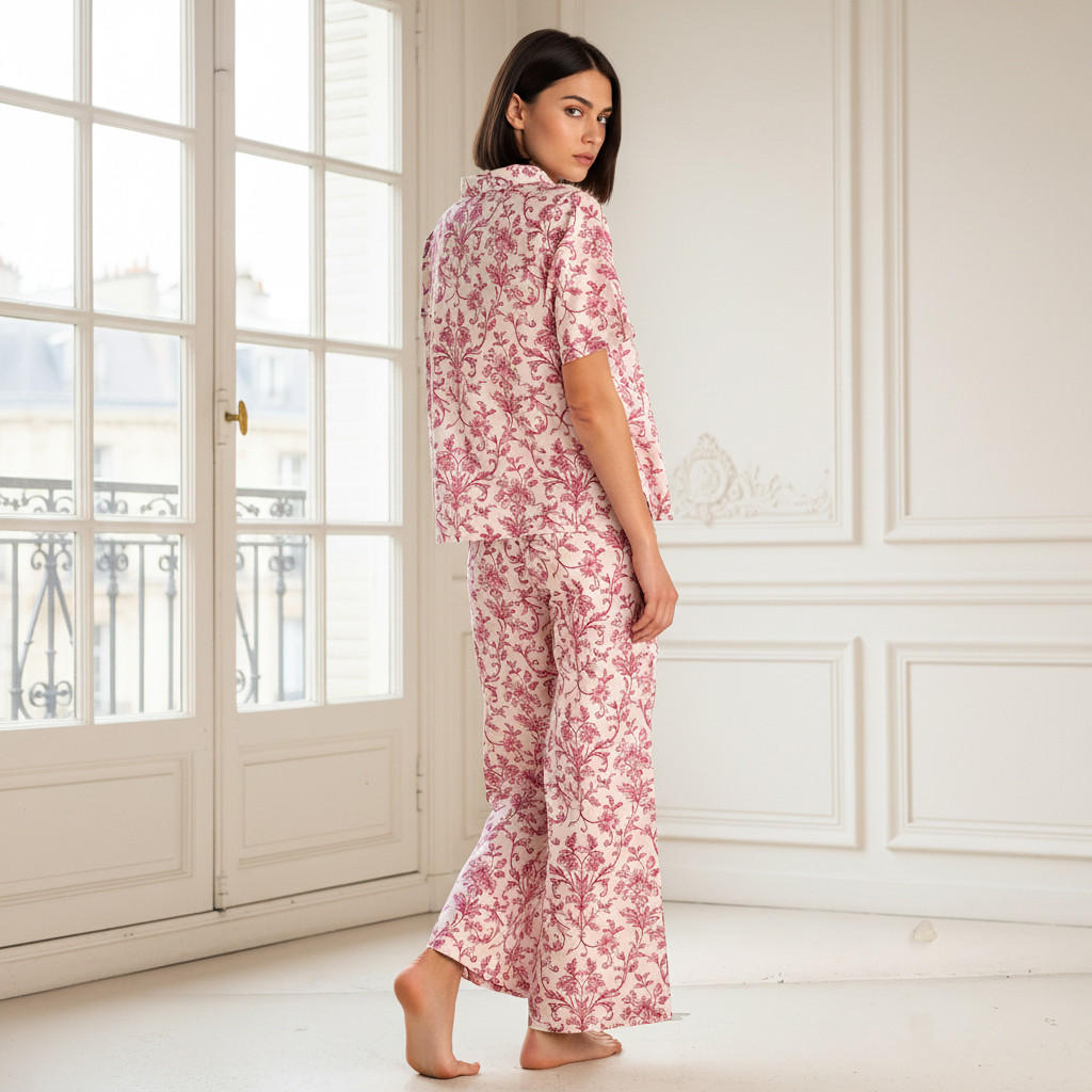 Pyjama Set Top & Pants Cotton-women-clothing-nightwear-pyjamas-longsets-image-3