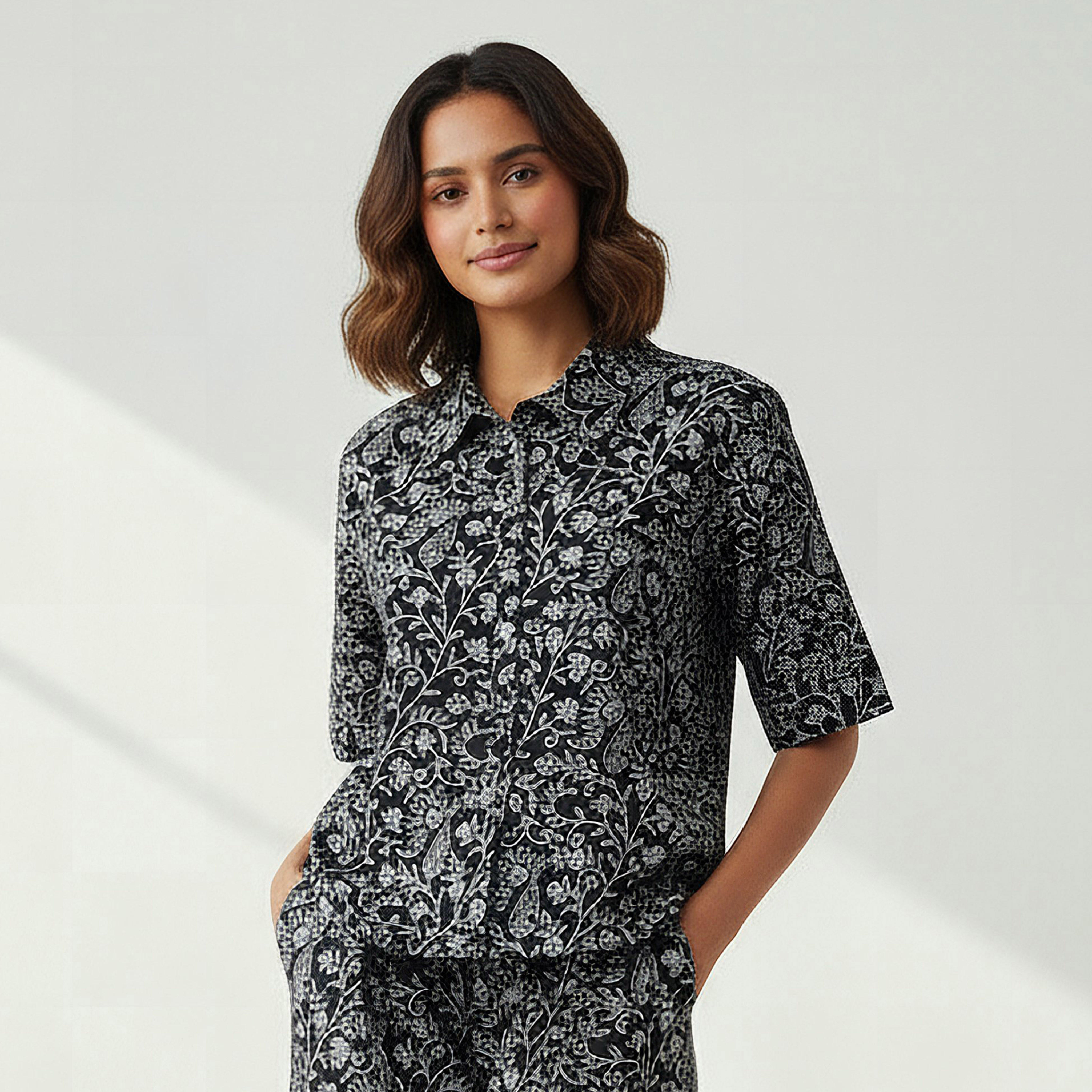 Pyjama Set Top & Pants Cotton-women-clothing-nightwear-pyjamas-longsets-image-2