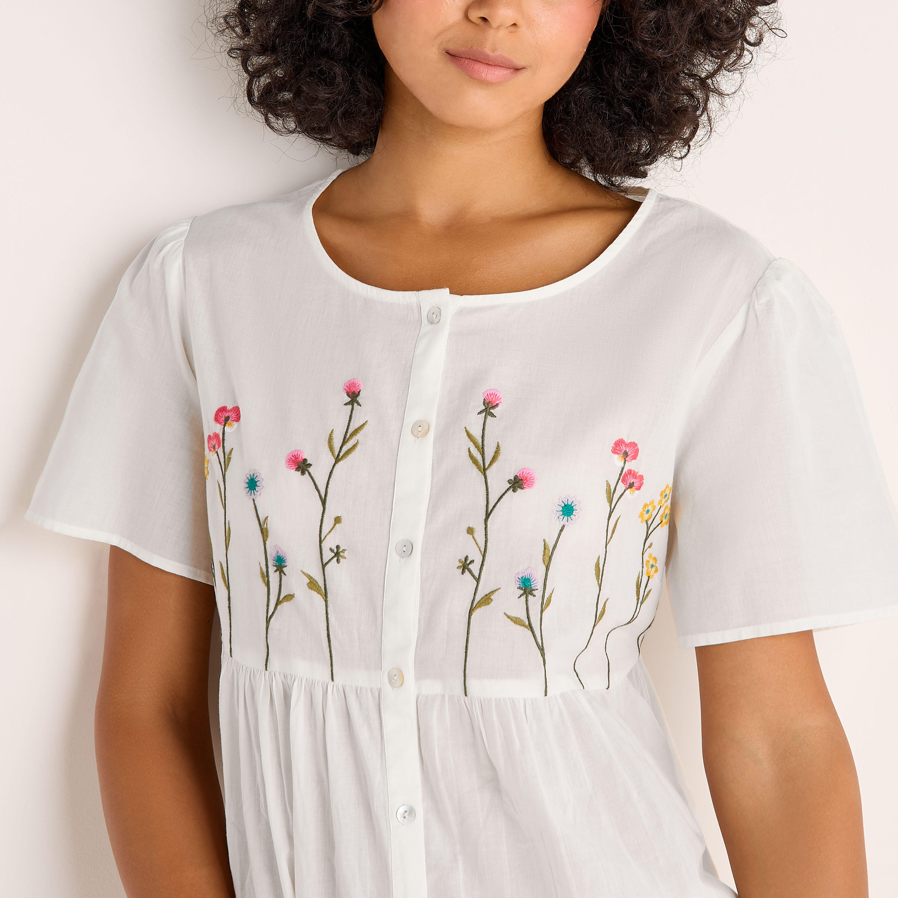 Pyjama Set Button-Down Top and Pants Cotton-women-clothing-nightwear-pyjamas-longsets-image-4