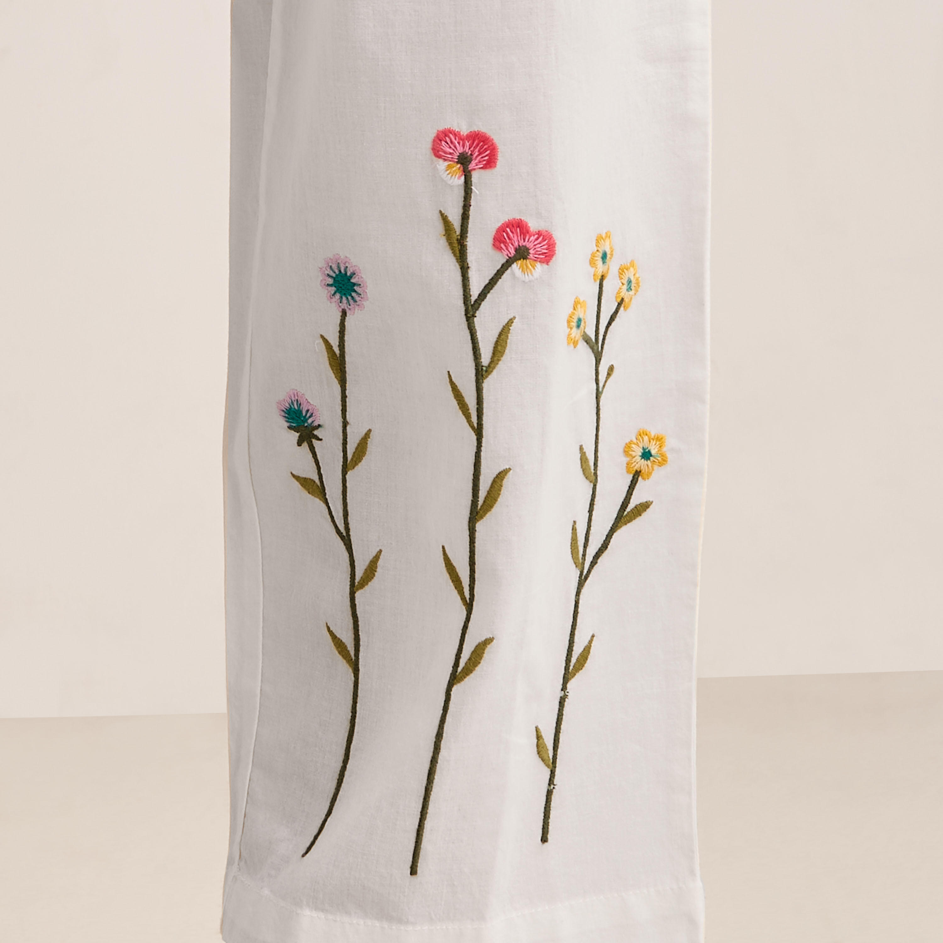 طقم بيجاما قطن من بنطلون وبلوزة بأزرار-women-clothing-nightwear-pyjamas-longsets-image-6
