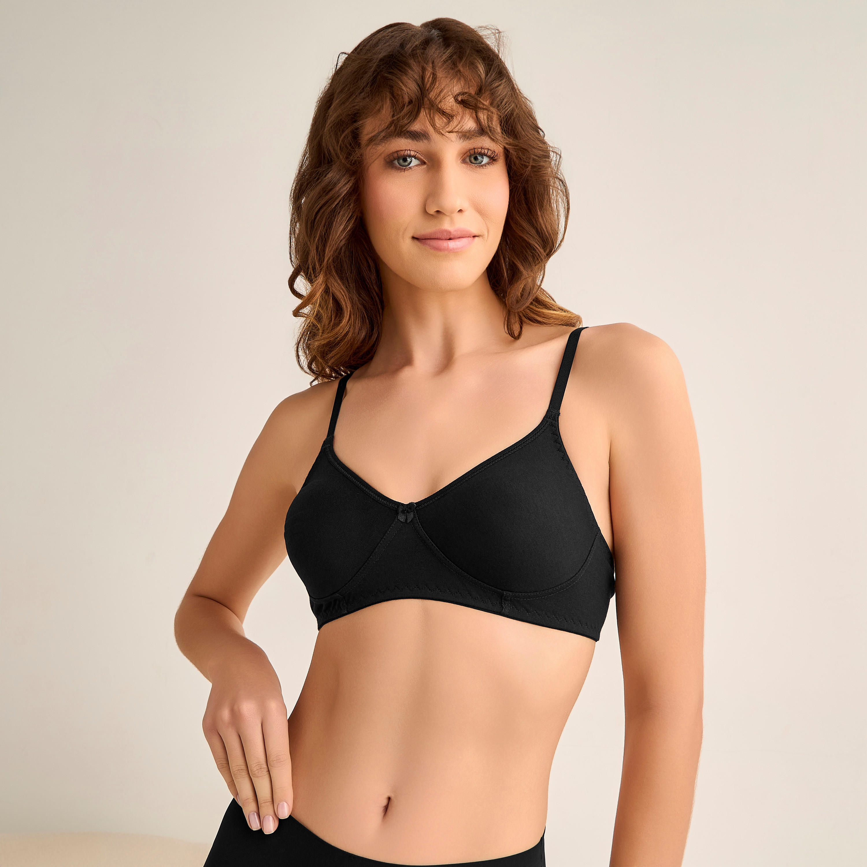 صدرية تغطية كاملة بدون بطانة وبدون سلك-women-clothing-lingerie-bras-image-5
