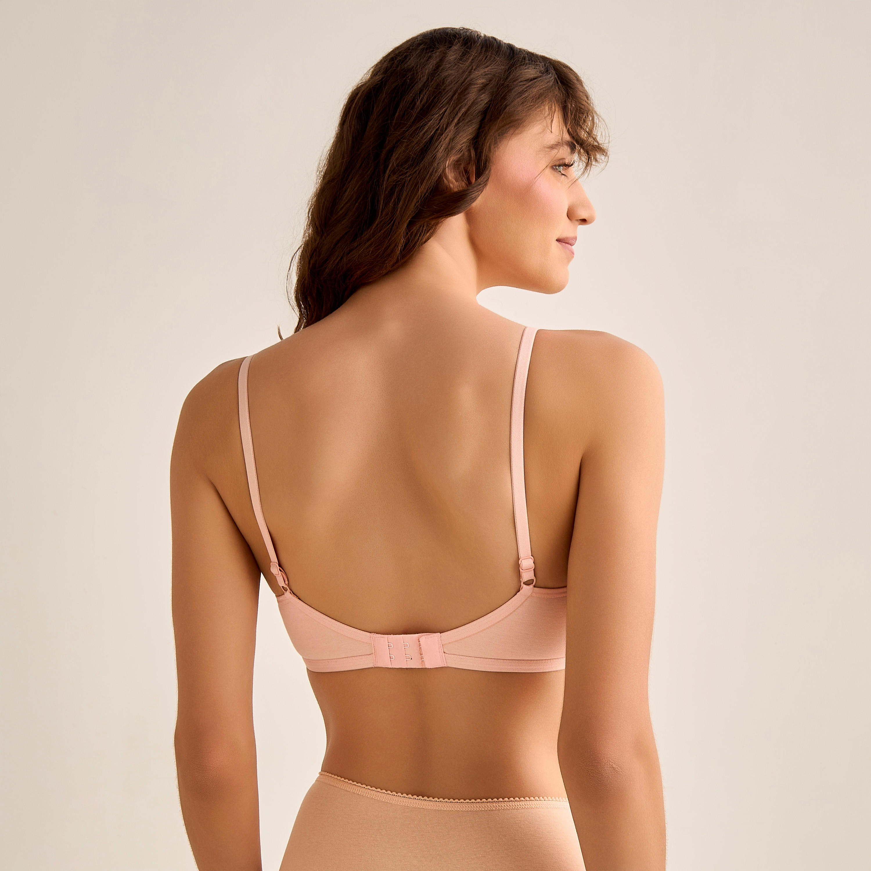 Bow Detail Non-Wired Non-Padded Bra-women-clothing-lingerie-bras-image-2
