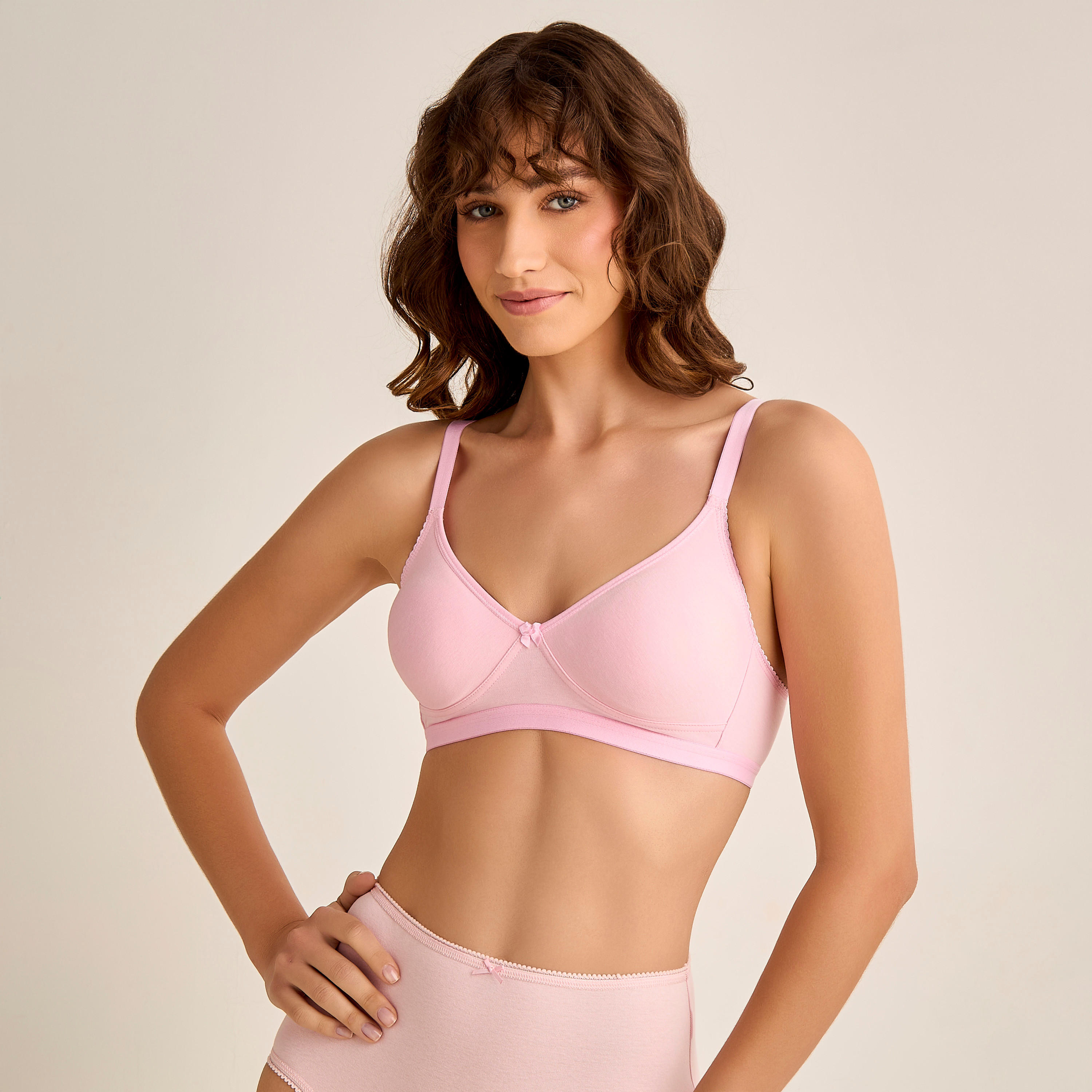 Bow Detail Non-Wired Non-Padded Bra-PROMO_SP_KSA_3_BUY2FORSAR49_130625-image-1