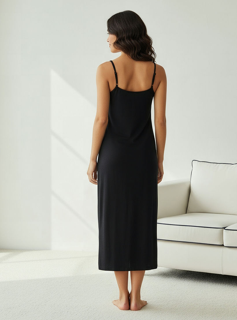 فستان سهل الارتداء بحمالات قابلة للتعديل-women-clothing-nightwear-nighties-image-4