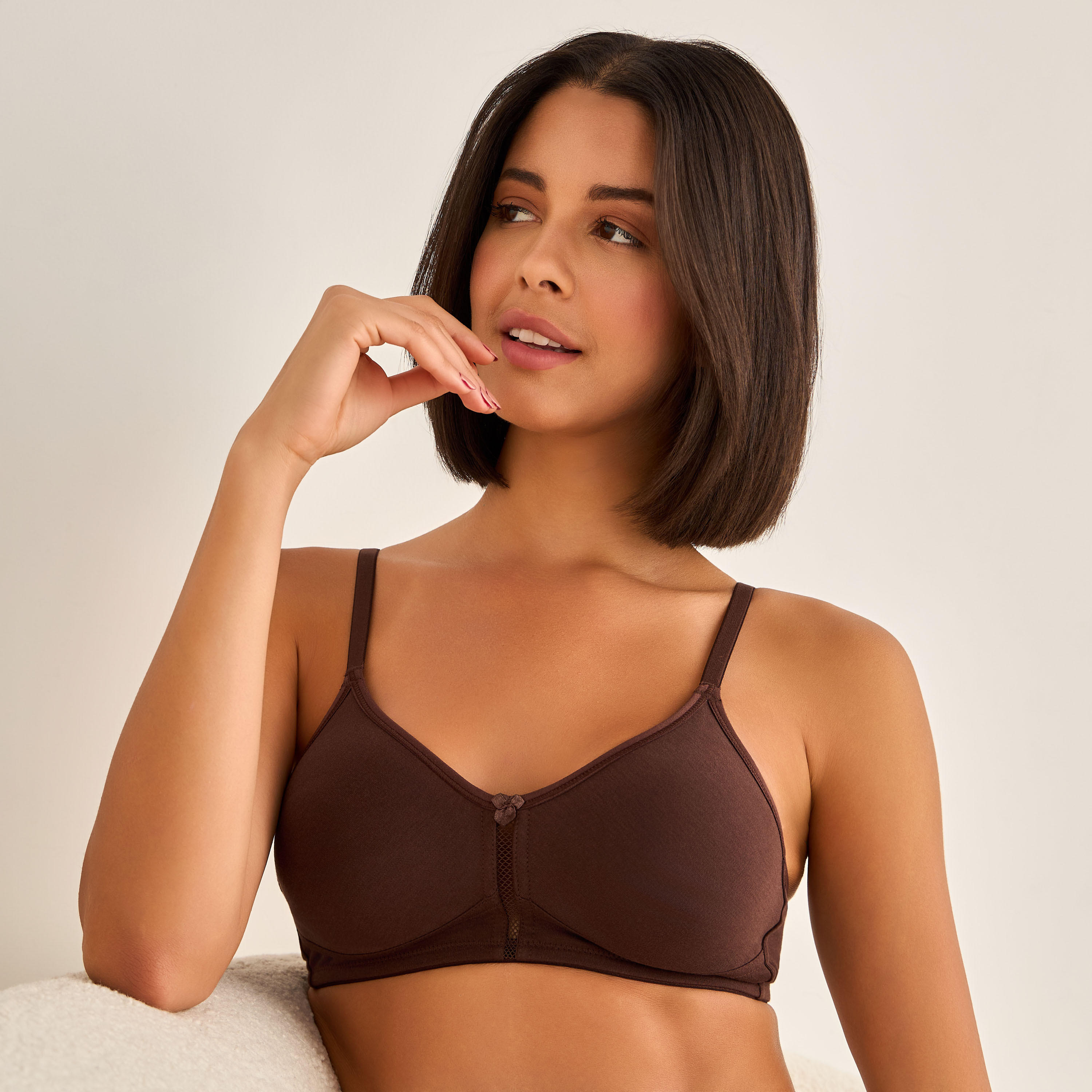 Lace Non-Padded Bra-women-clothing-lingerie-bras-image-1