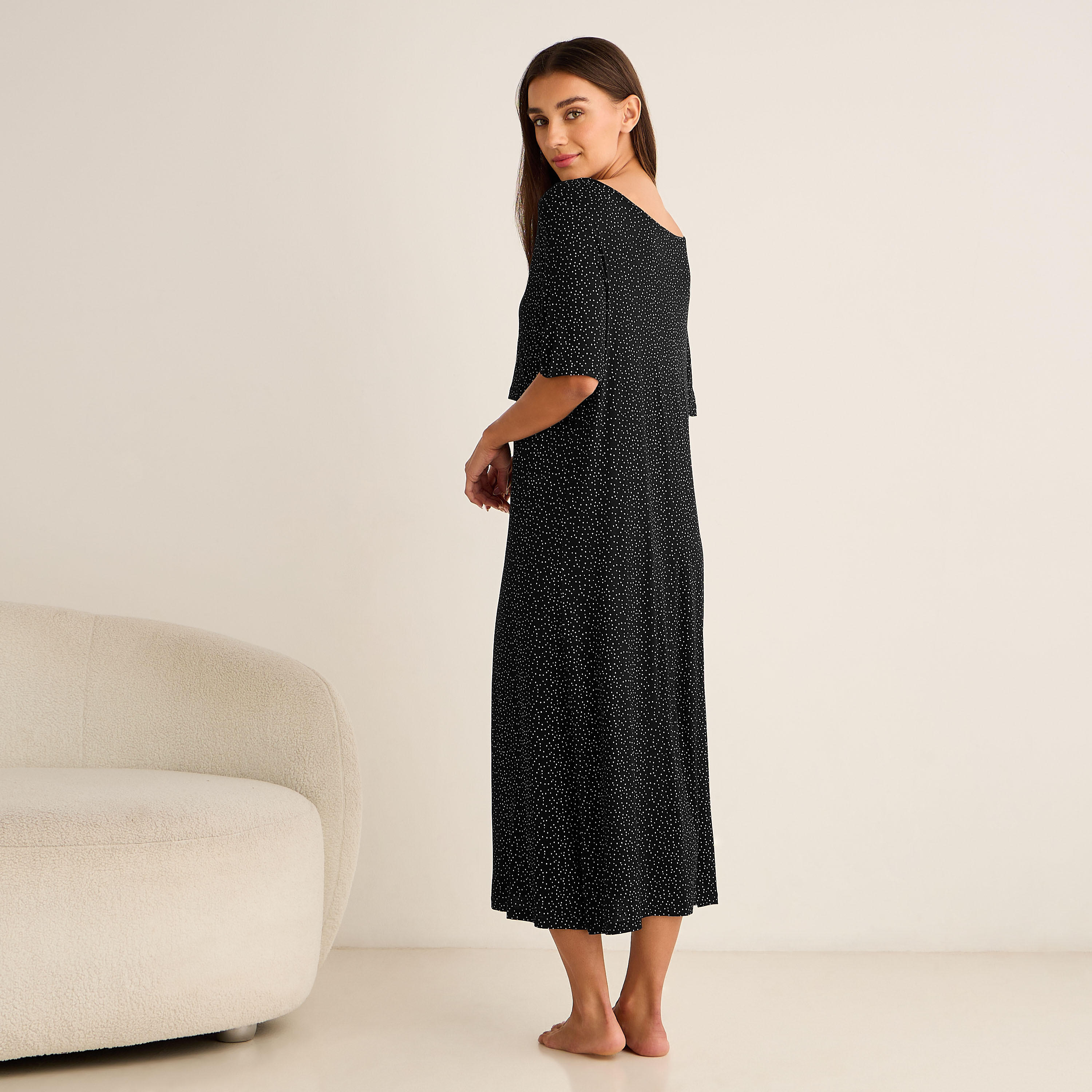 Maternity Night Dress with Print-women-clothing-nightwear-nighties-image-2