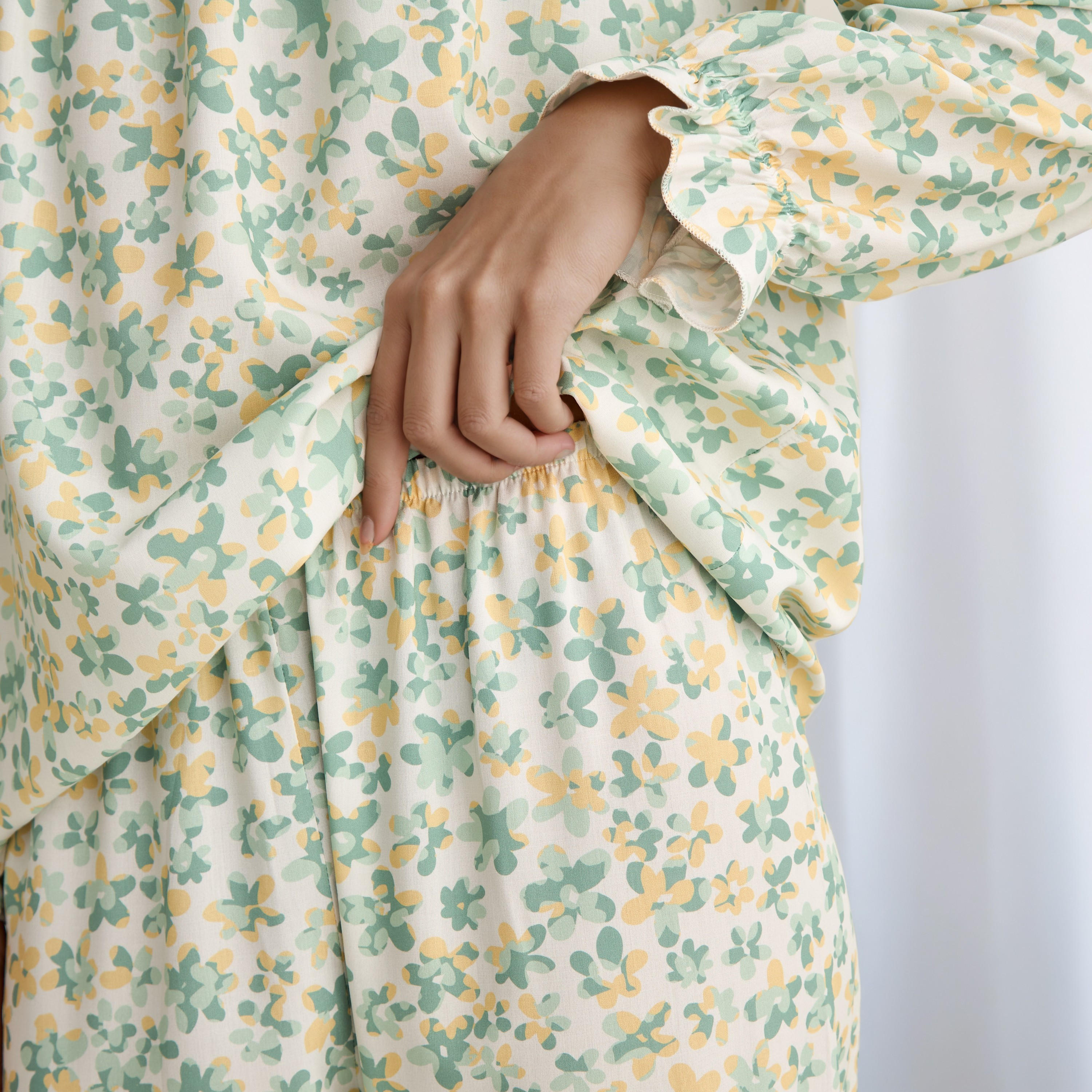 طقم بيجاما بلوزة وبنطلون-women-clothing-nightwear-pyjamas-longsets-image-5