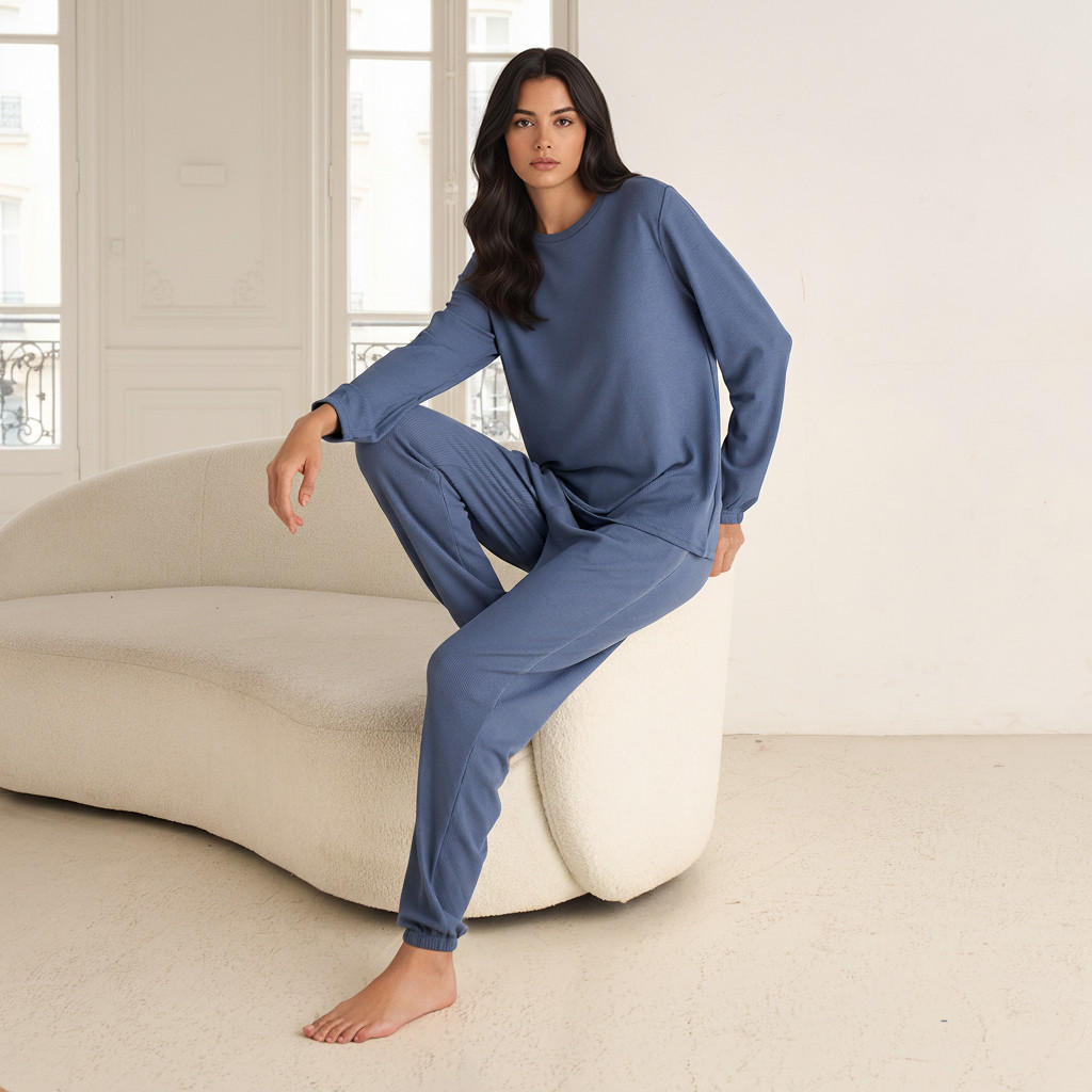 Pyjama Set Top & Pants-women-clothing-nightwear-pyjamas-longsets-image-1
