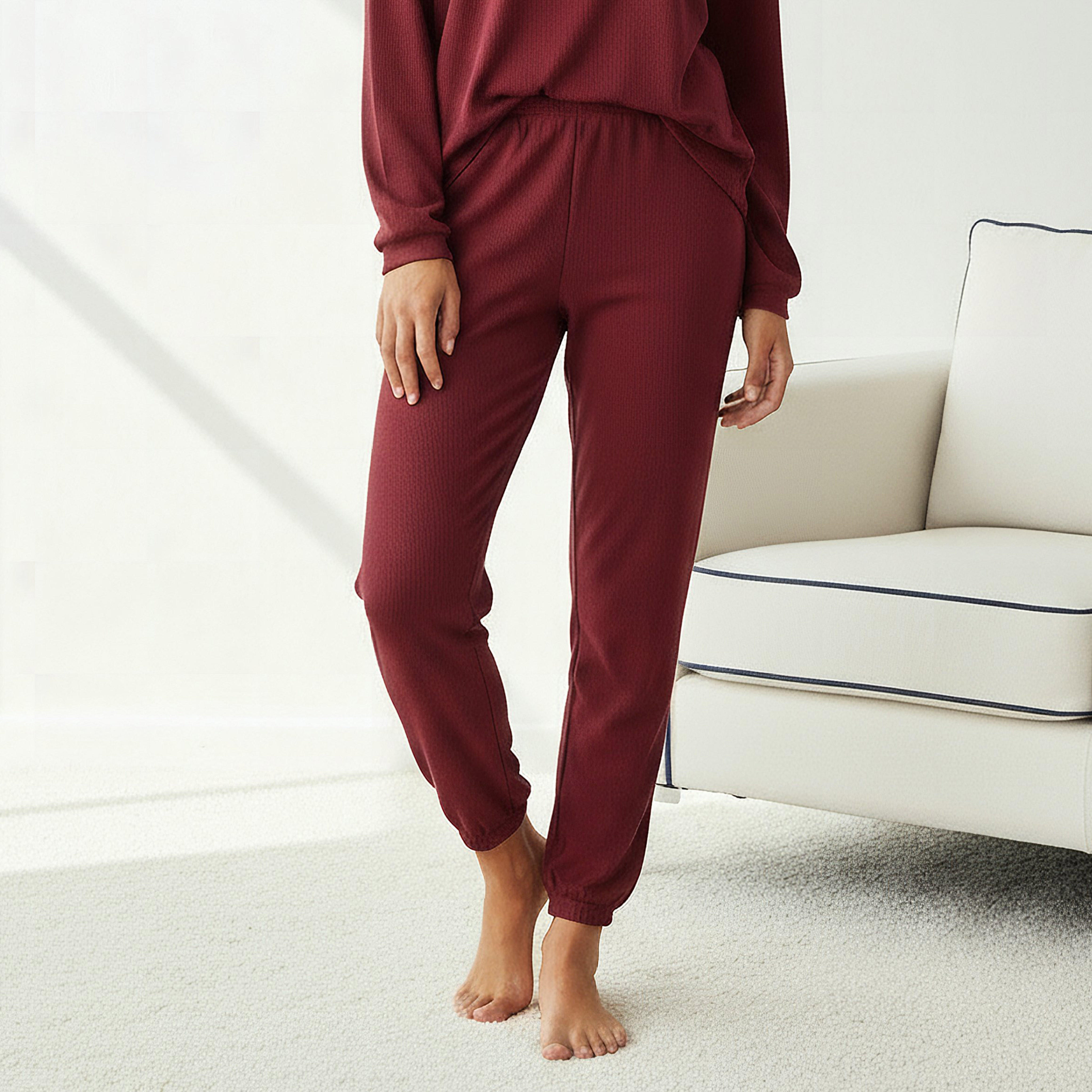 طقم بيجاما بلوزة وبنطلون-women-clothing-nightwear-pyjamas-longsets-image-4