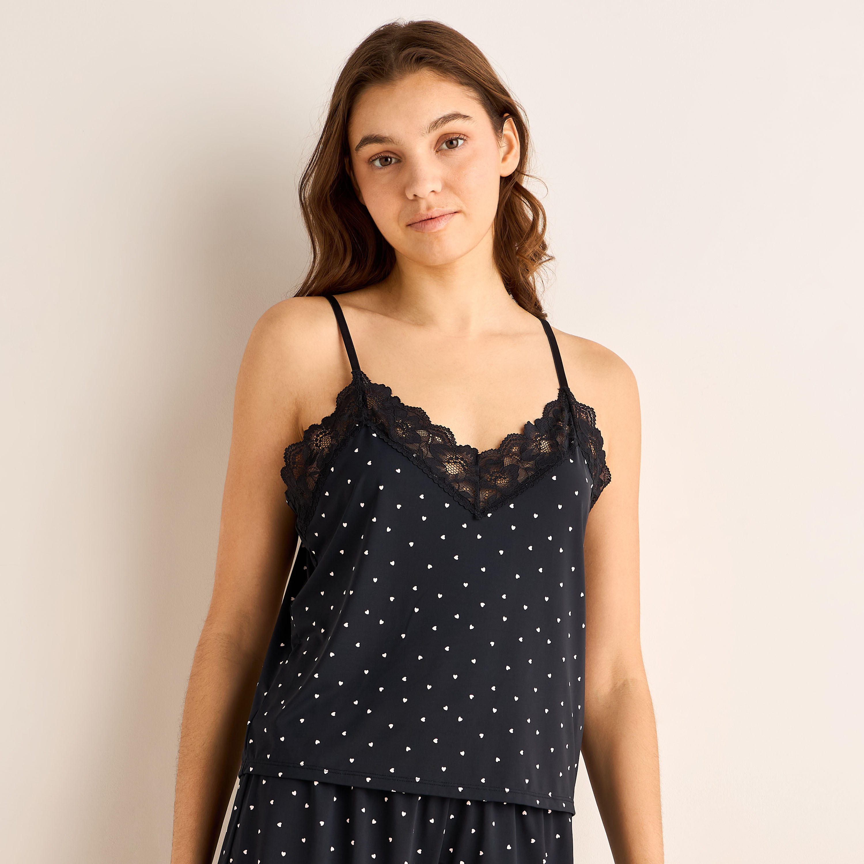Pyjama Set Adjustable Strap Top & Shorts-women-clothing-nightwear-pyjamas-shortsets-image-2