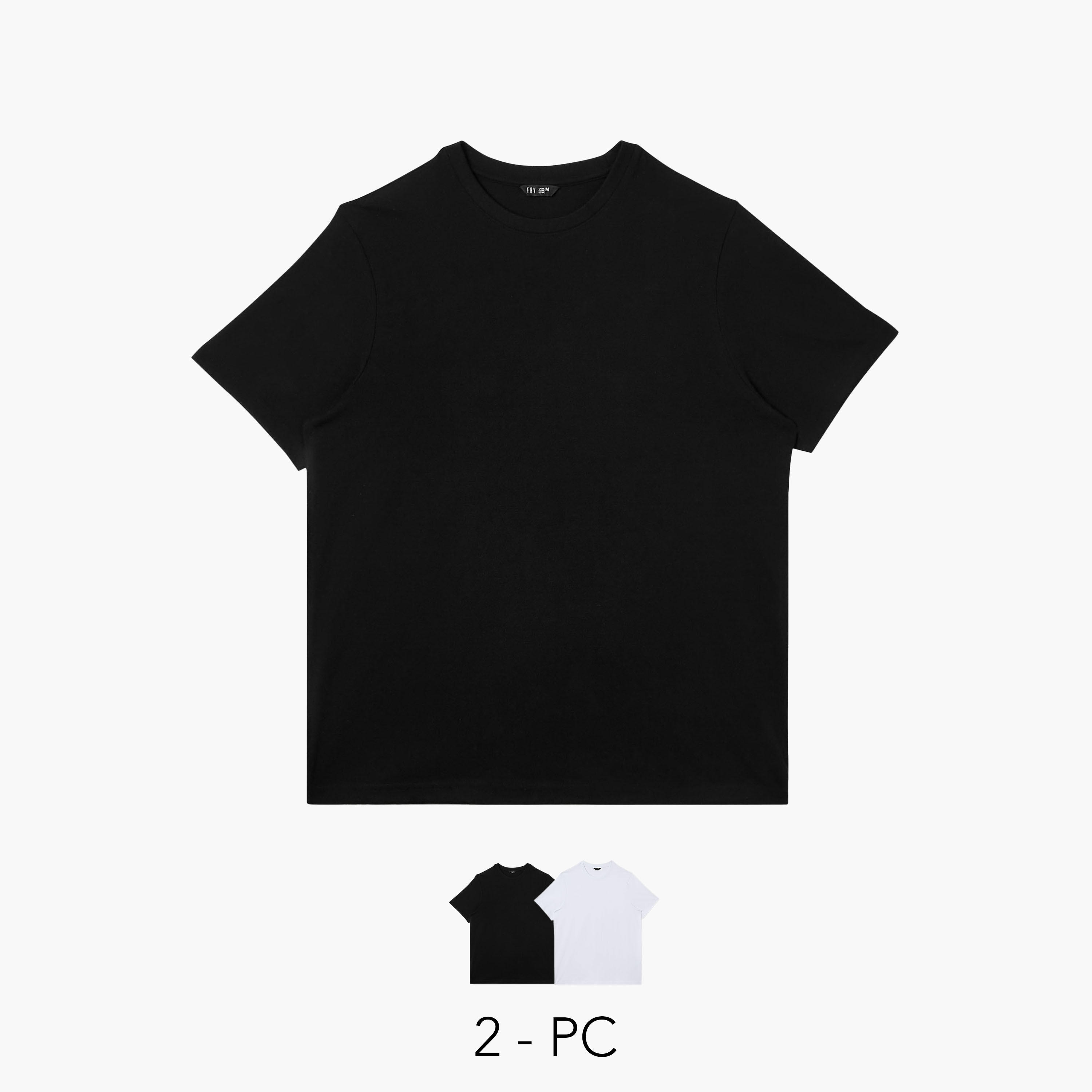 Men Oversized Crew Neck Short Sleeve T-Shirt - Set of 2-men-clothing-tshirtsandpolos-tshirts-image-1