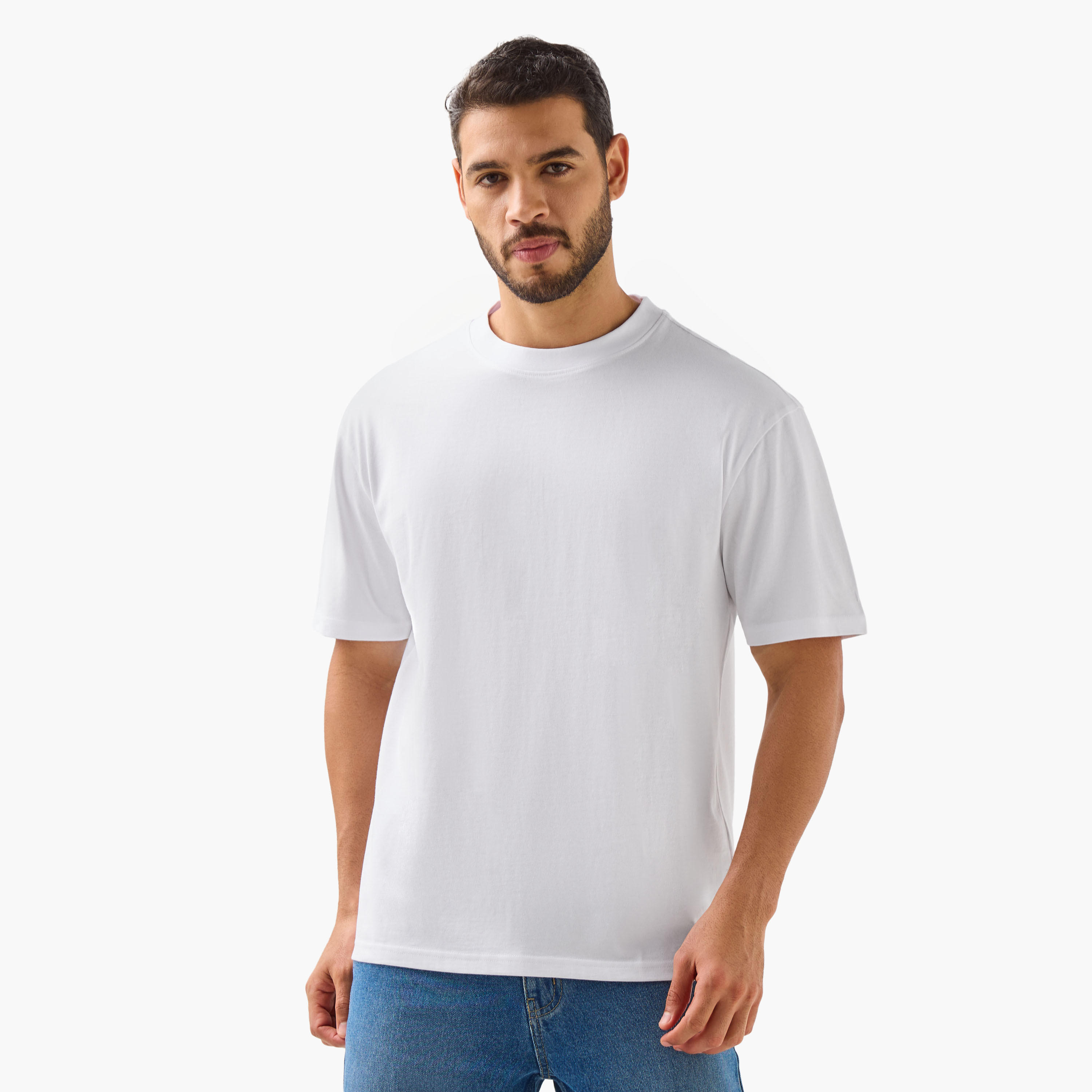 Men Oversized Crew Neck Short Sleeve T-Shirt - Set of 2-men-clothing-tshirtsandpolos-tshirts-image-2