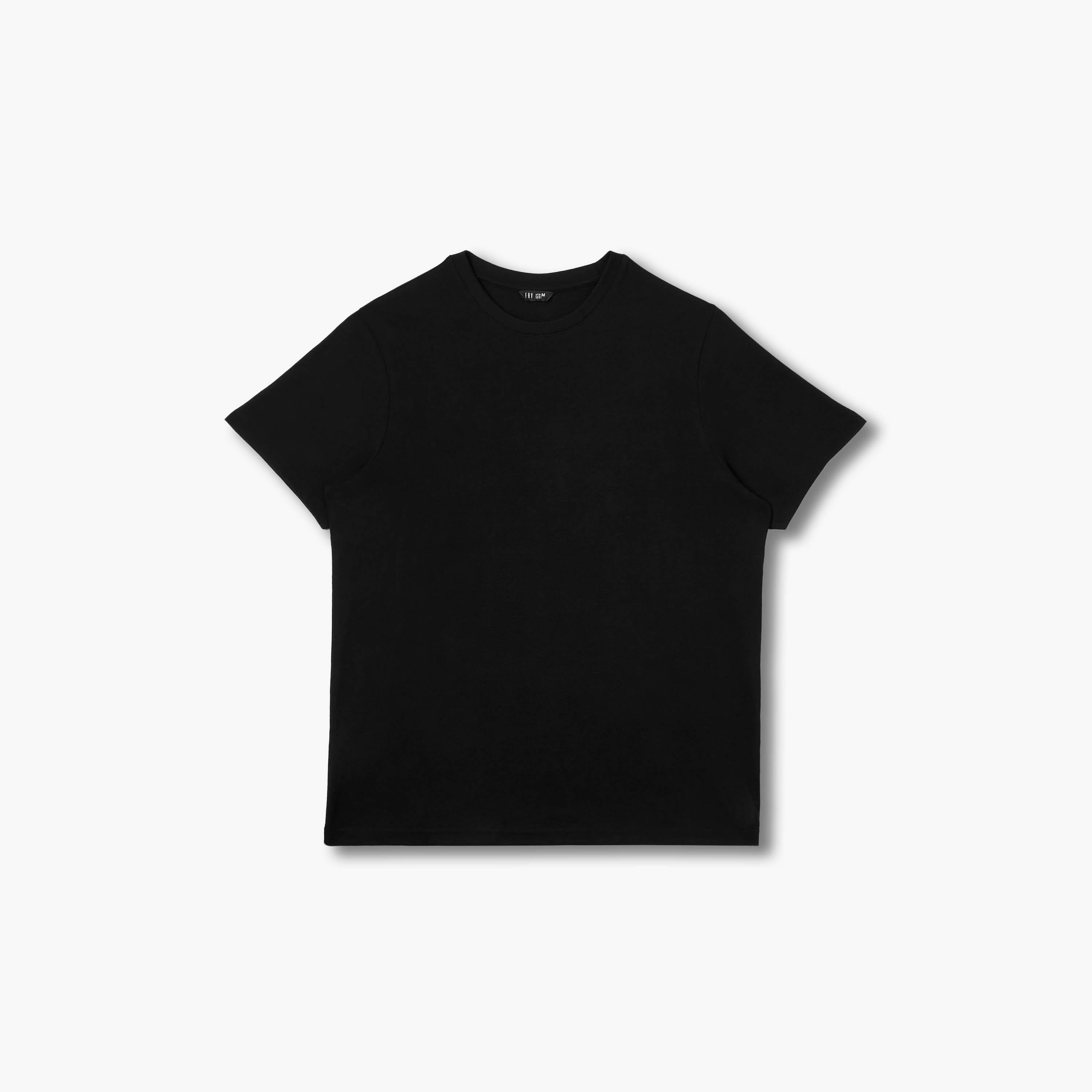 تيشيرتات بياقة ضيقة وأكمام قصيرة للرجال - طقم من قطعتين-men-clothing-tshirtsandpolos-tshirts-image-5