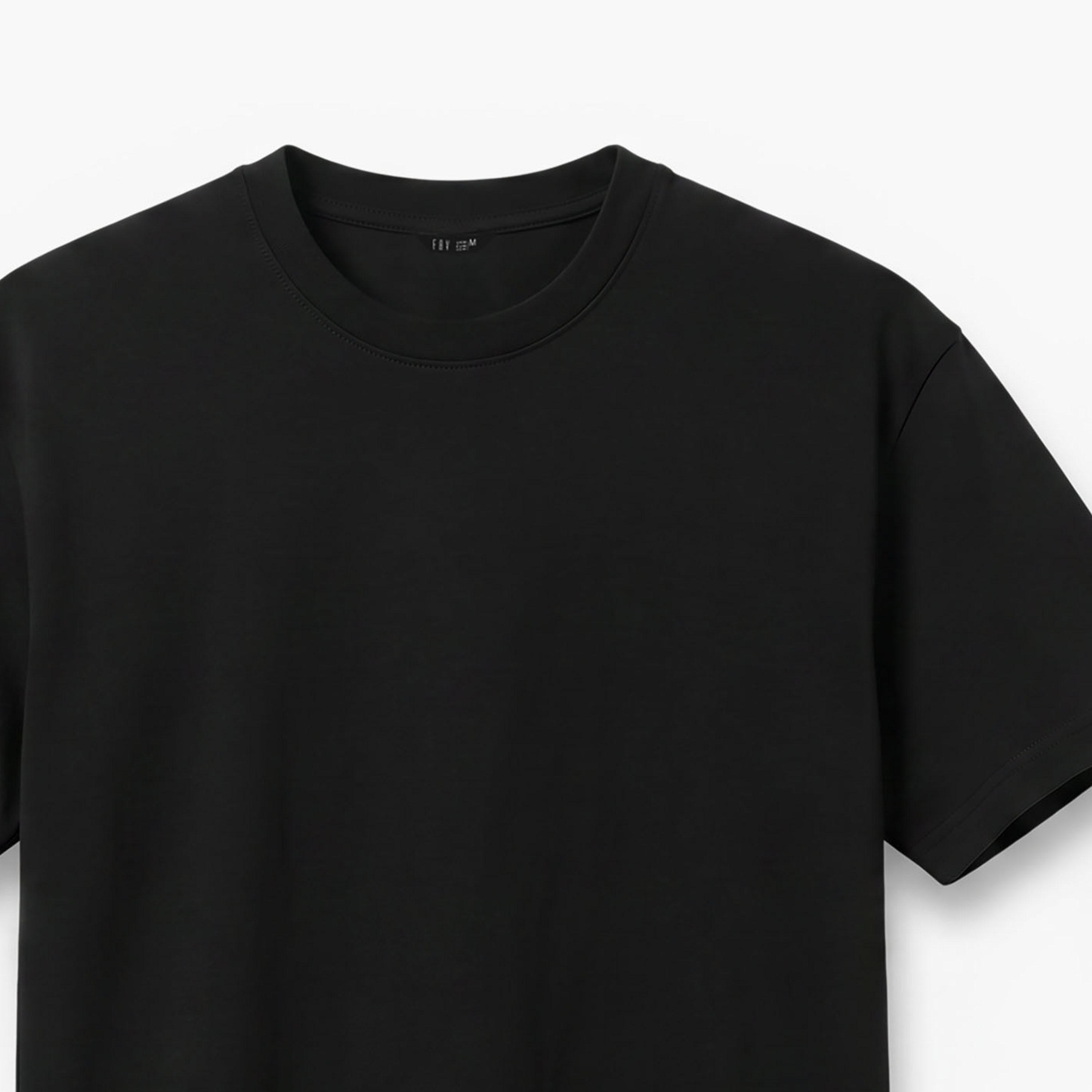 تيشيرتات بياقة ضيقة وأكمام قصيرة للرجال - طقم من قطعتين-men-clothing-tshirtsandpolos-tshirts-image-7