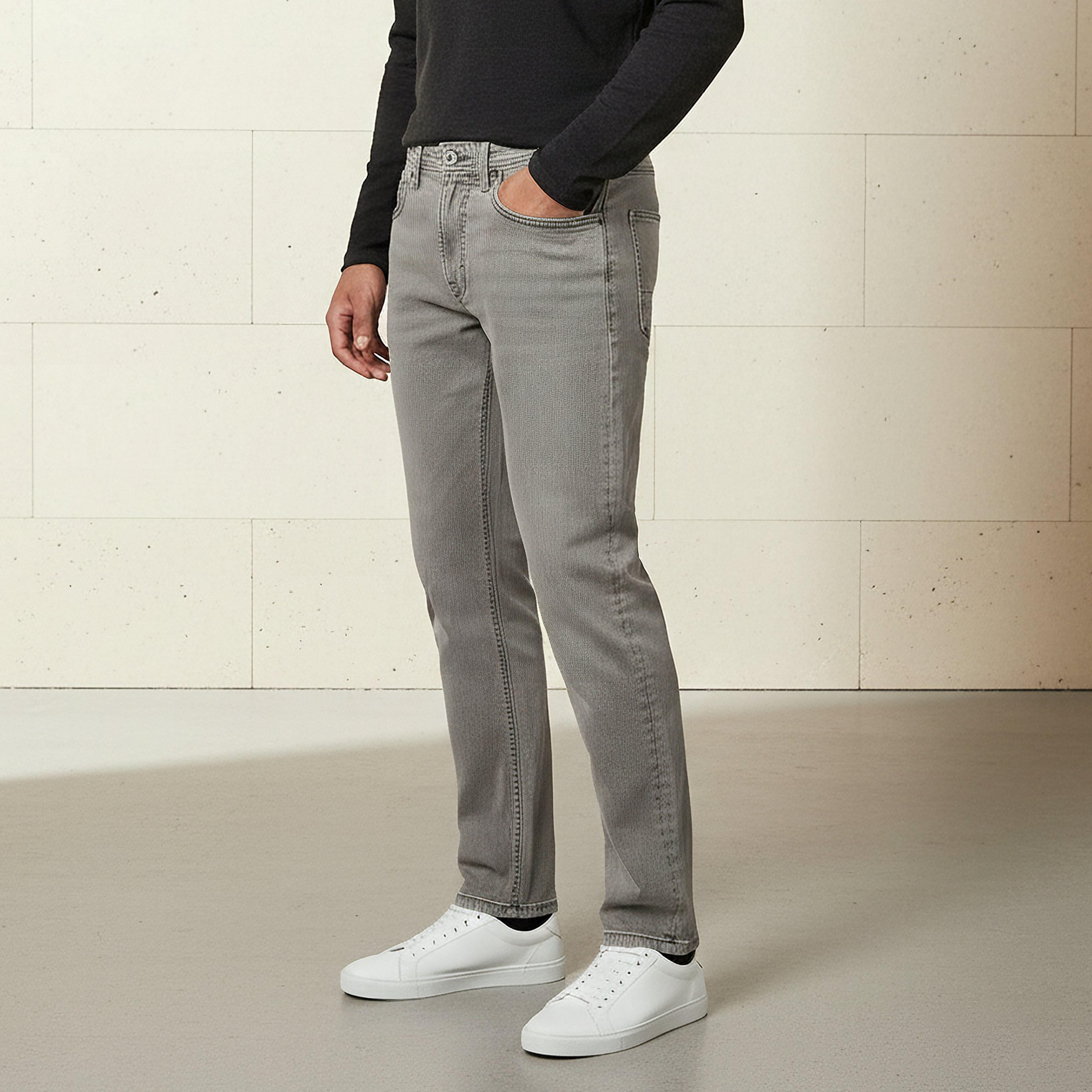 Men Skinny Fit Flexi Waist Pocket Jeans-men-clothing-bottoms-jeans-image-1