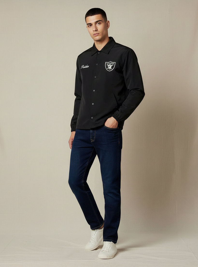 بنطلون جينز بقصة سكيني وخصر مرن وجيوب للرجال-men-clothing-bottoms-jeans-image-6