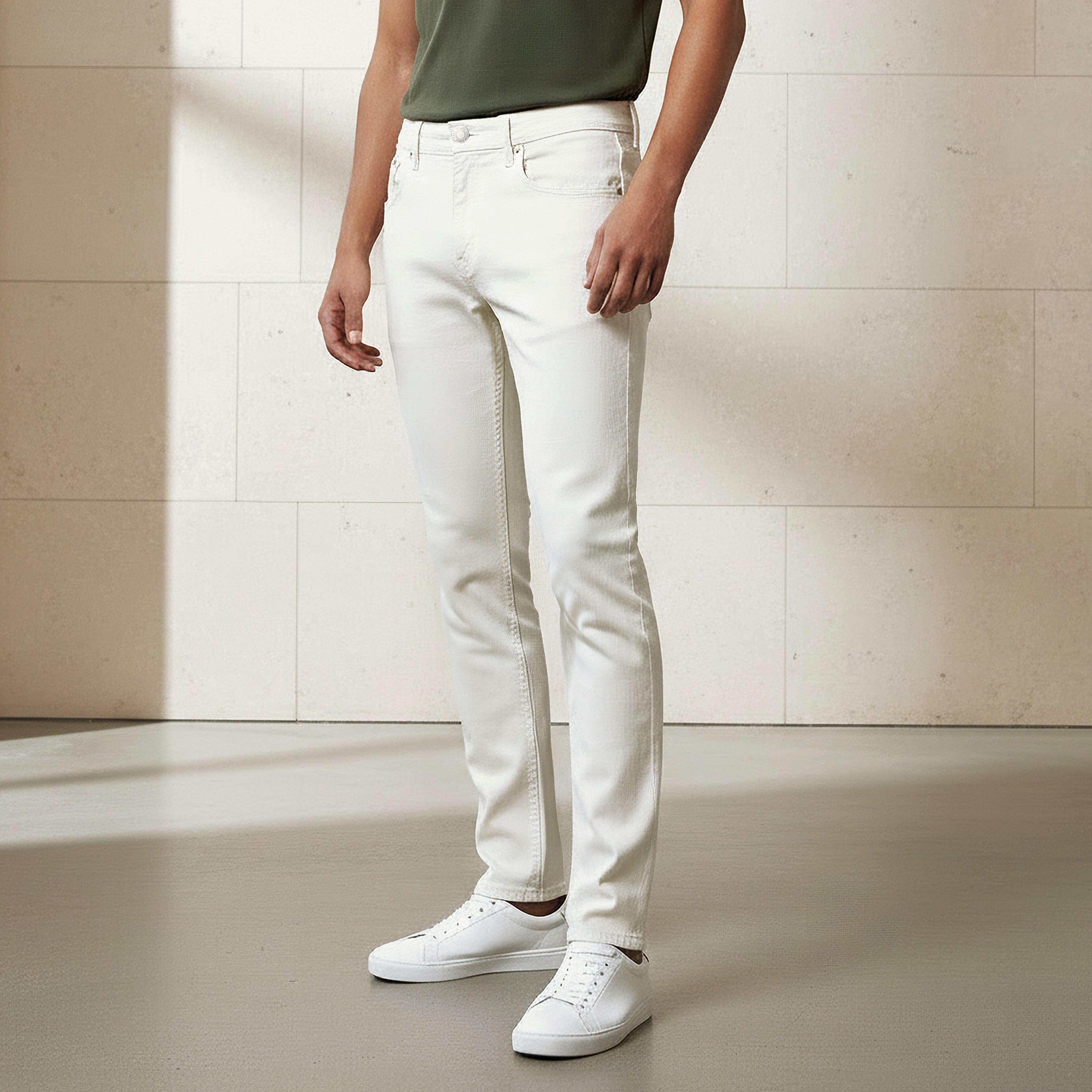 بنطلون جينز رجالي بقصة سكيني وجيوب وخصر مرن-men-clothing-bottoms-jeans-image-1