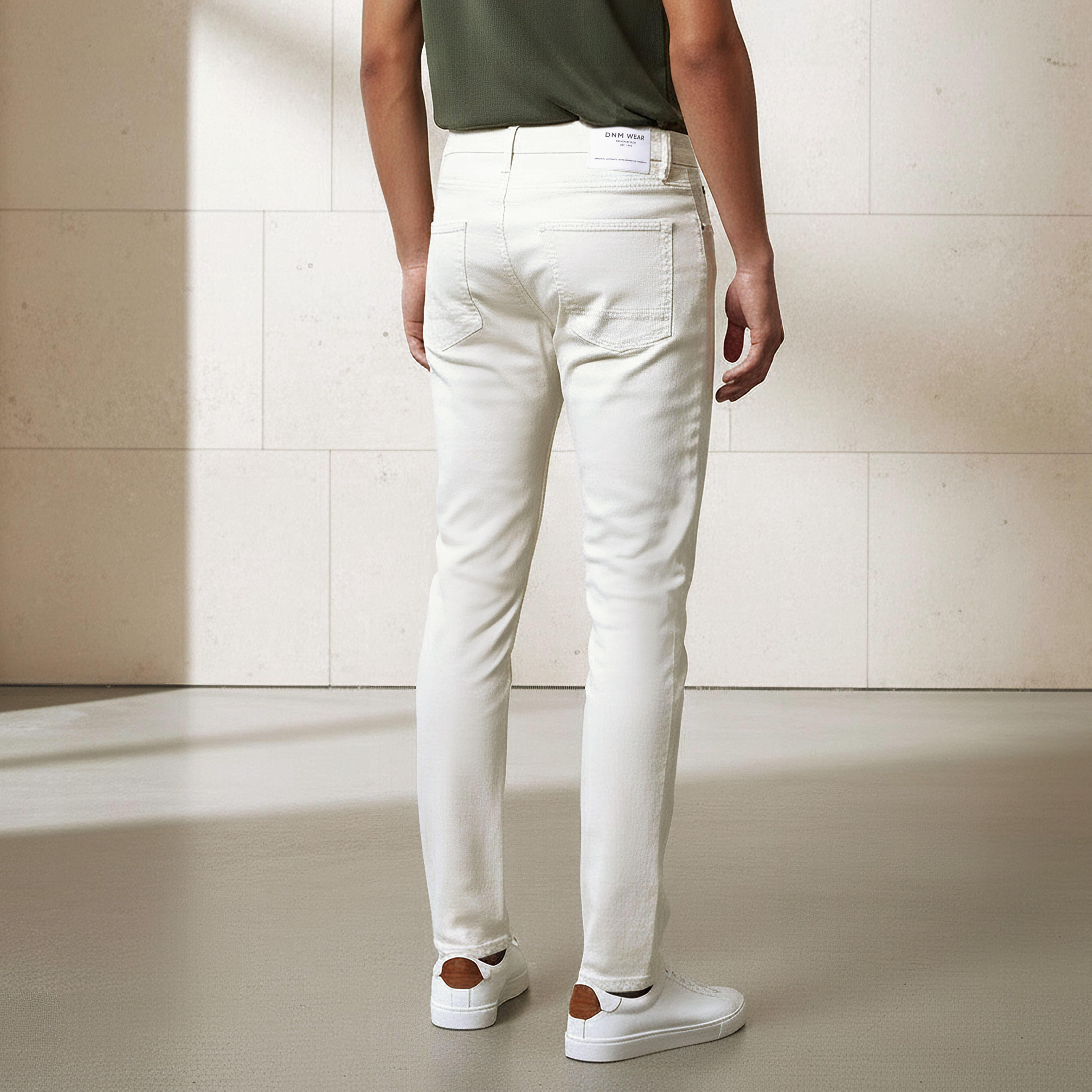 بنطلون جينز رجالي بقصة سكيني وجيوب وخصر مرن-men-clothing-bottoms-jeans-image-3