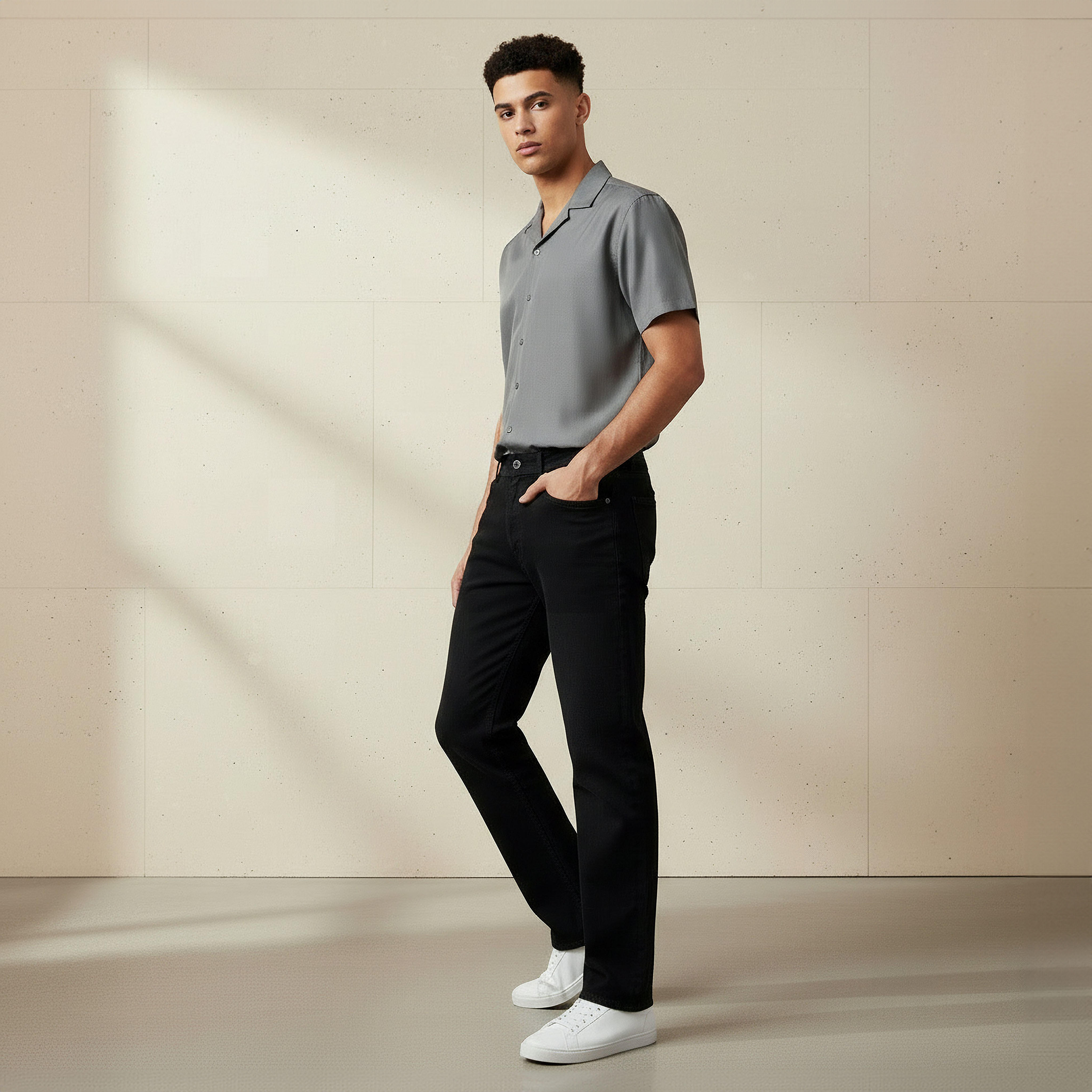 Men Straight Fit Mid-Rise Jeans-men-clothing-bottoms-jeans-image-2