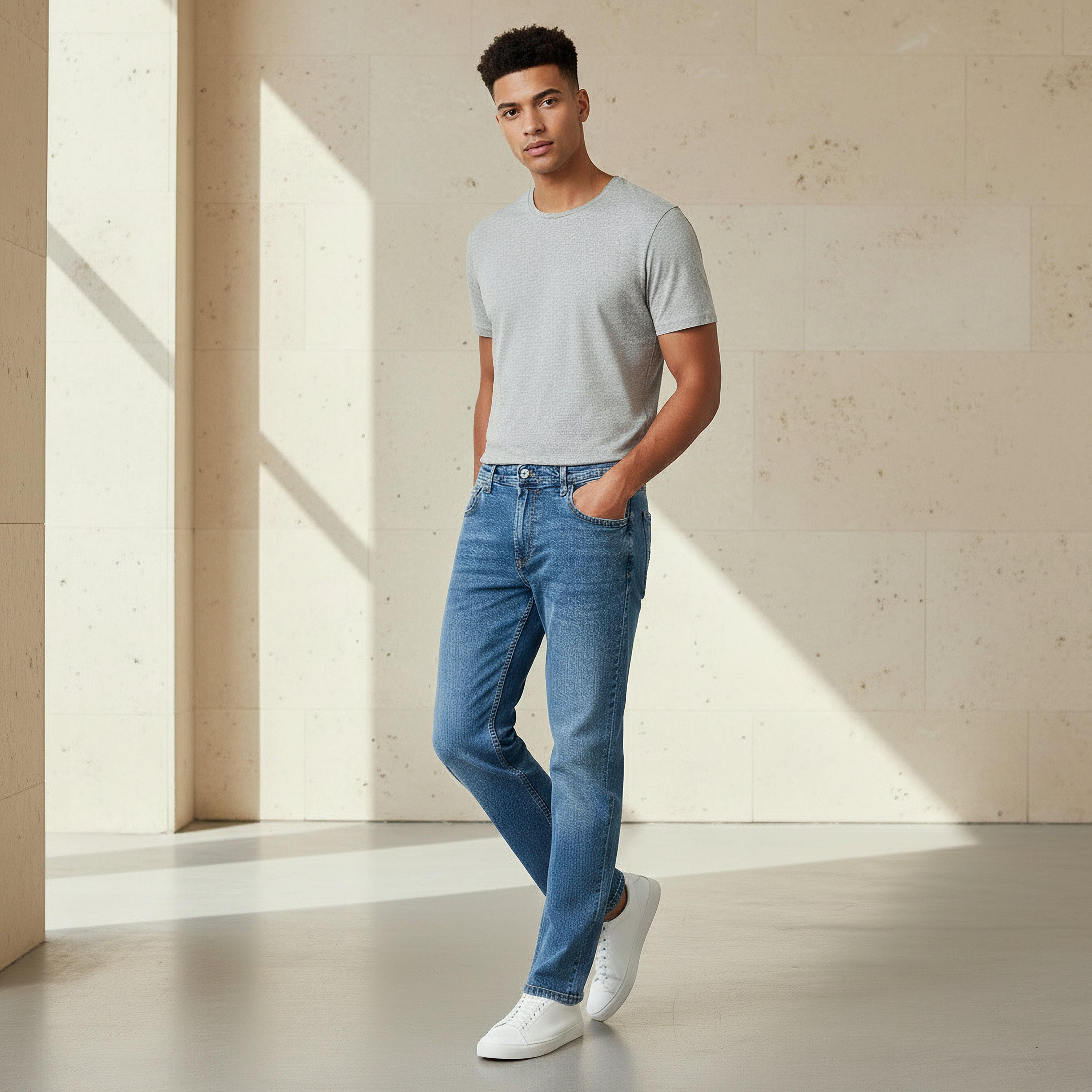 Men Straight Fit Mid-Rise Jeans-men-clothing-bottoms-jeans-image-2