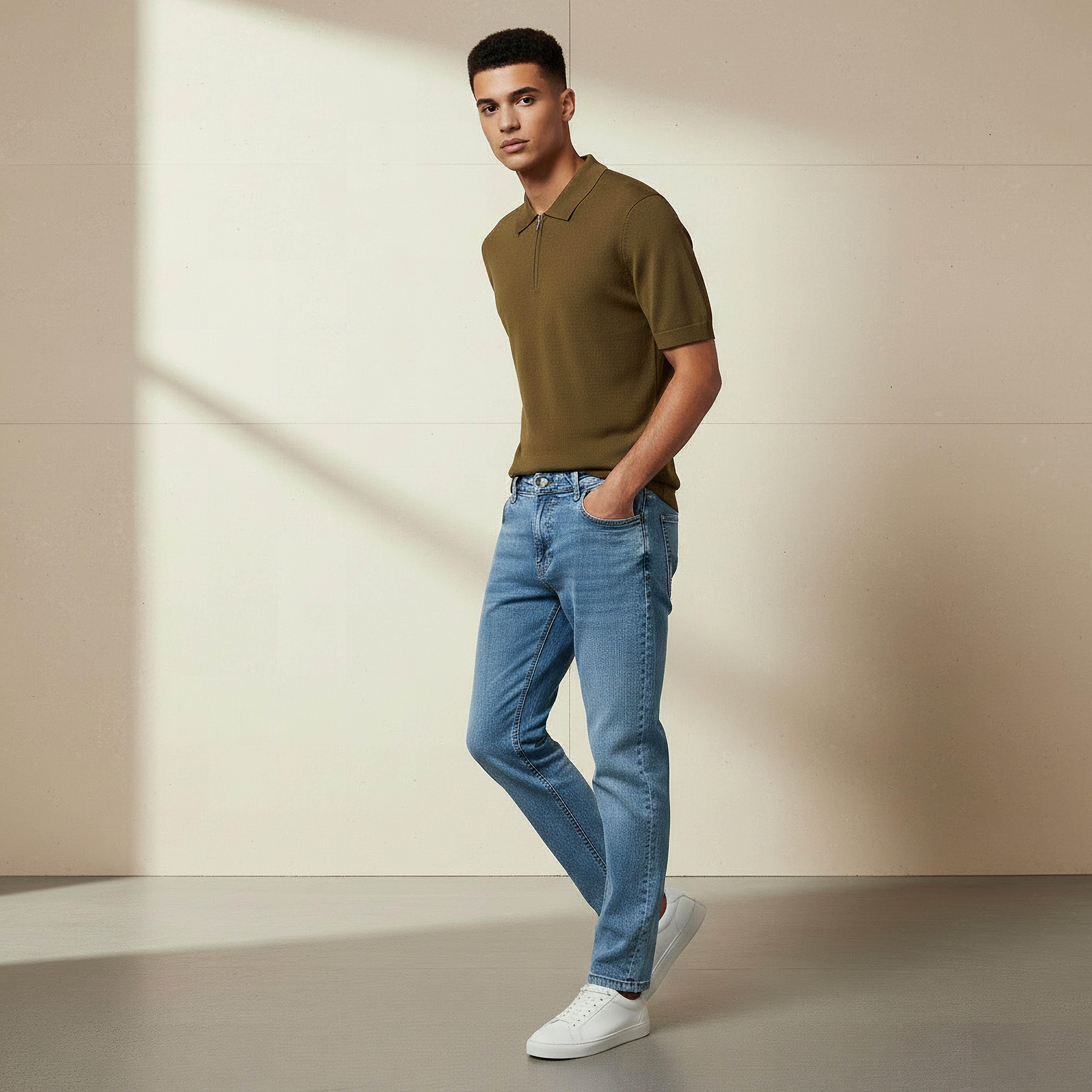 Men Tapered Fit Mid-Rise Jeans-men-clothing-bottoms-jeans-image-5