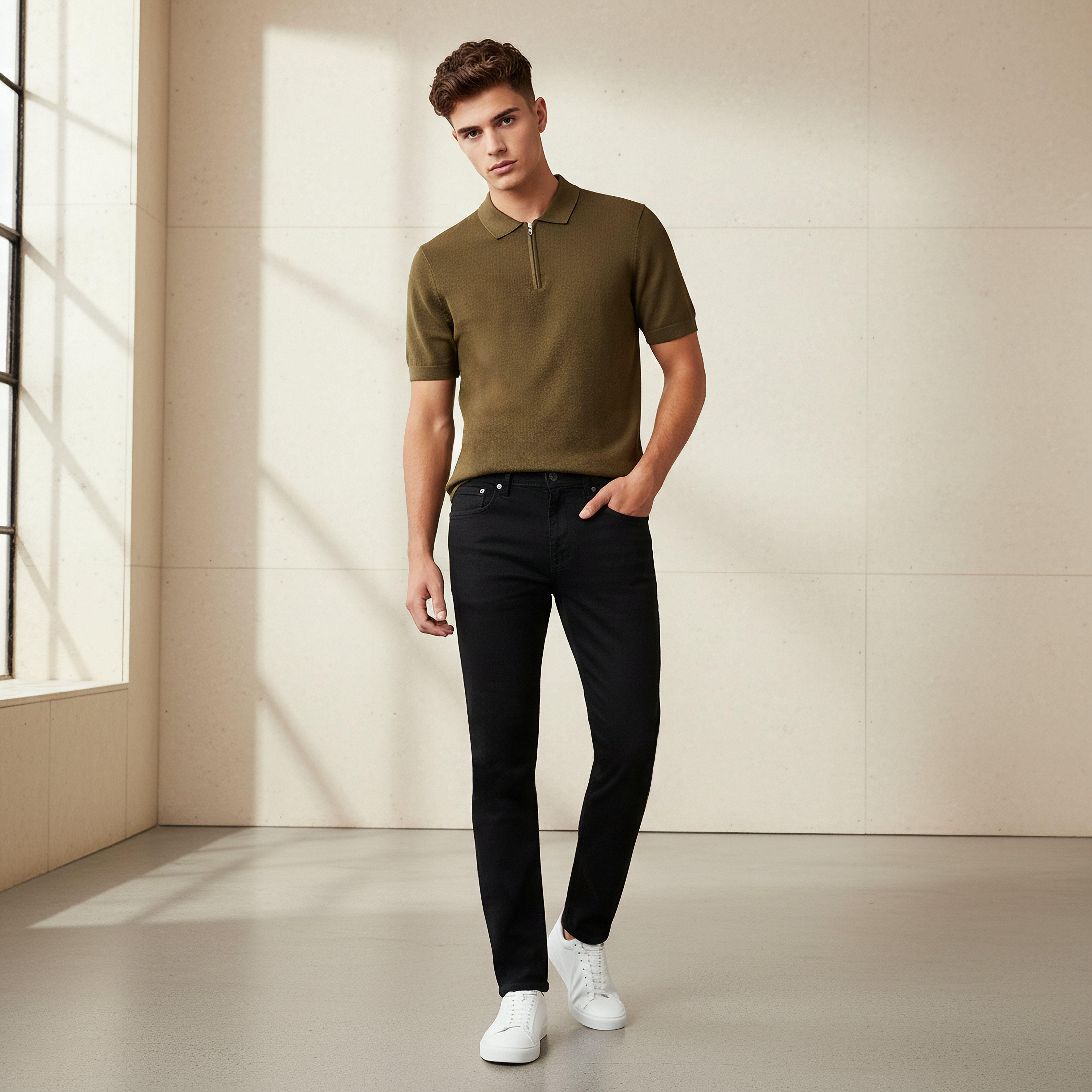 Men Slim Fit Mid-Rise Jeans-men-clothing-bottoms-jeans-image-2