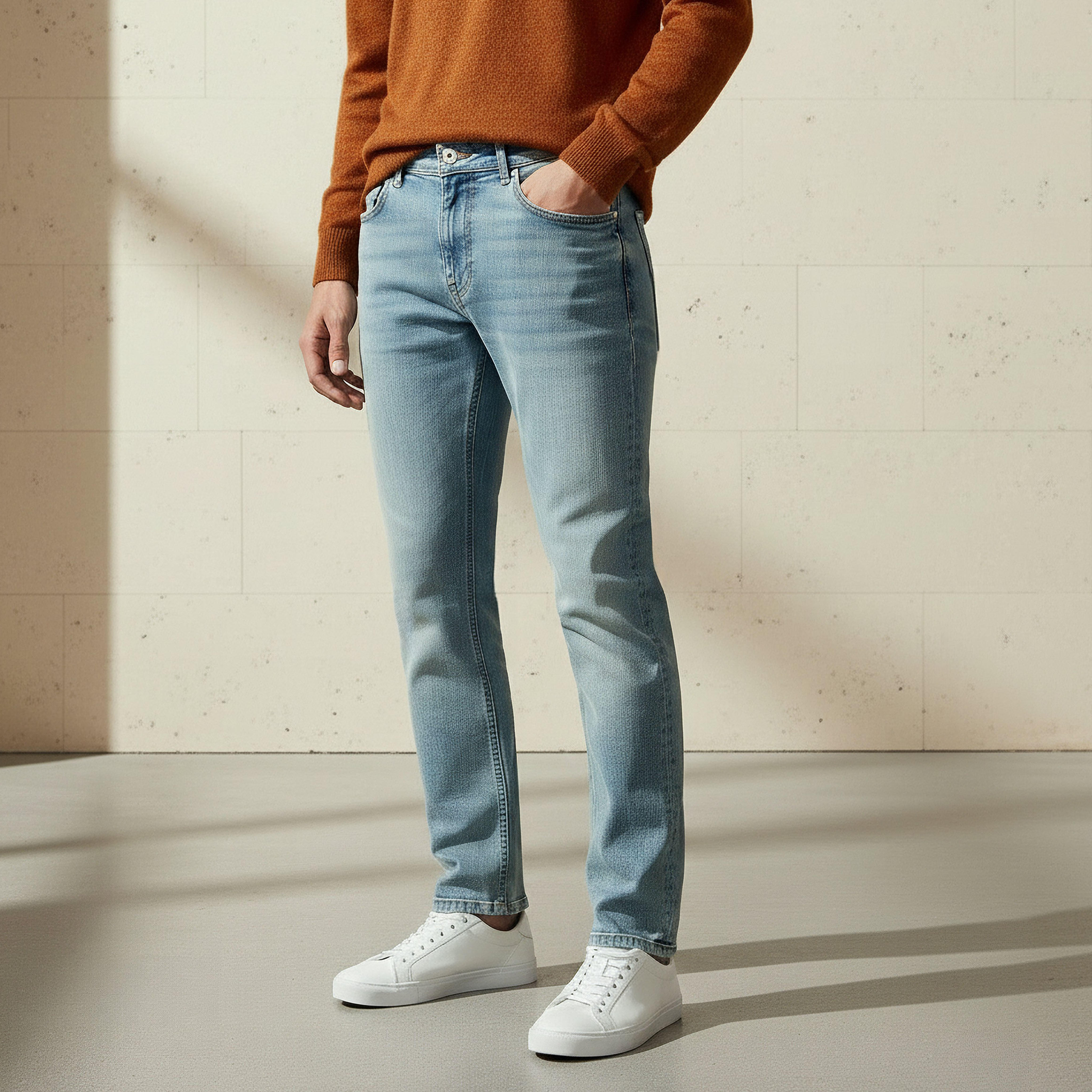 Men Slim Fit Mid-Rise Jeans-men-clothing-bottoms-jeans-image-1