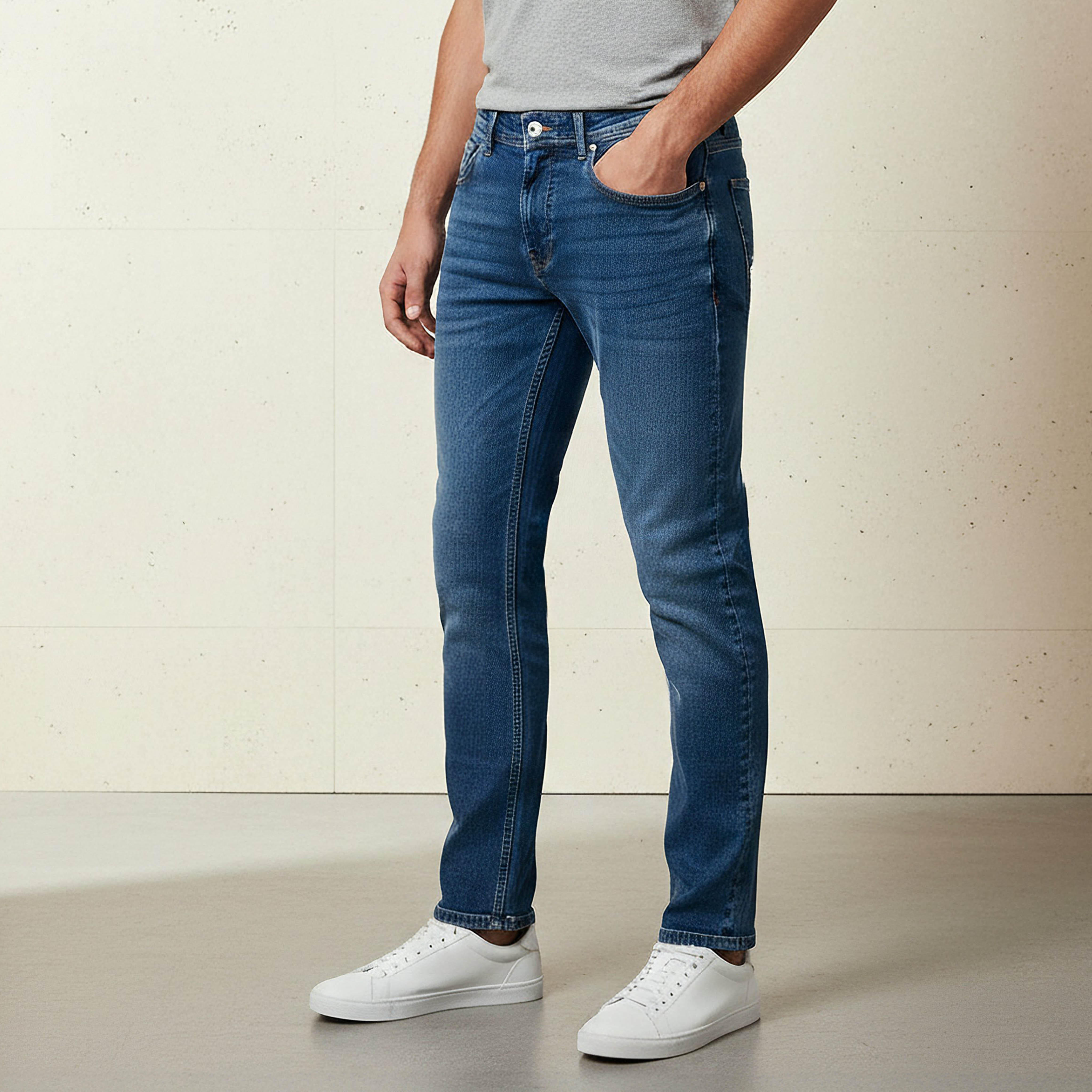Men Slim Fit Mid-Rise Jeans-men-clothing-bottoms-jeans-image-1