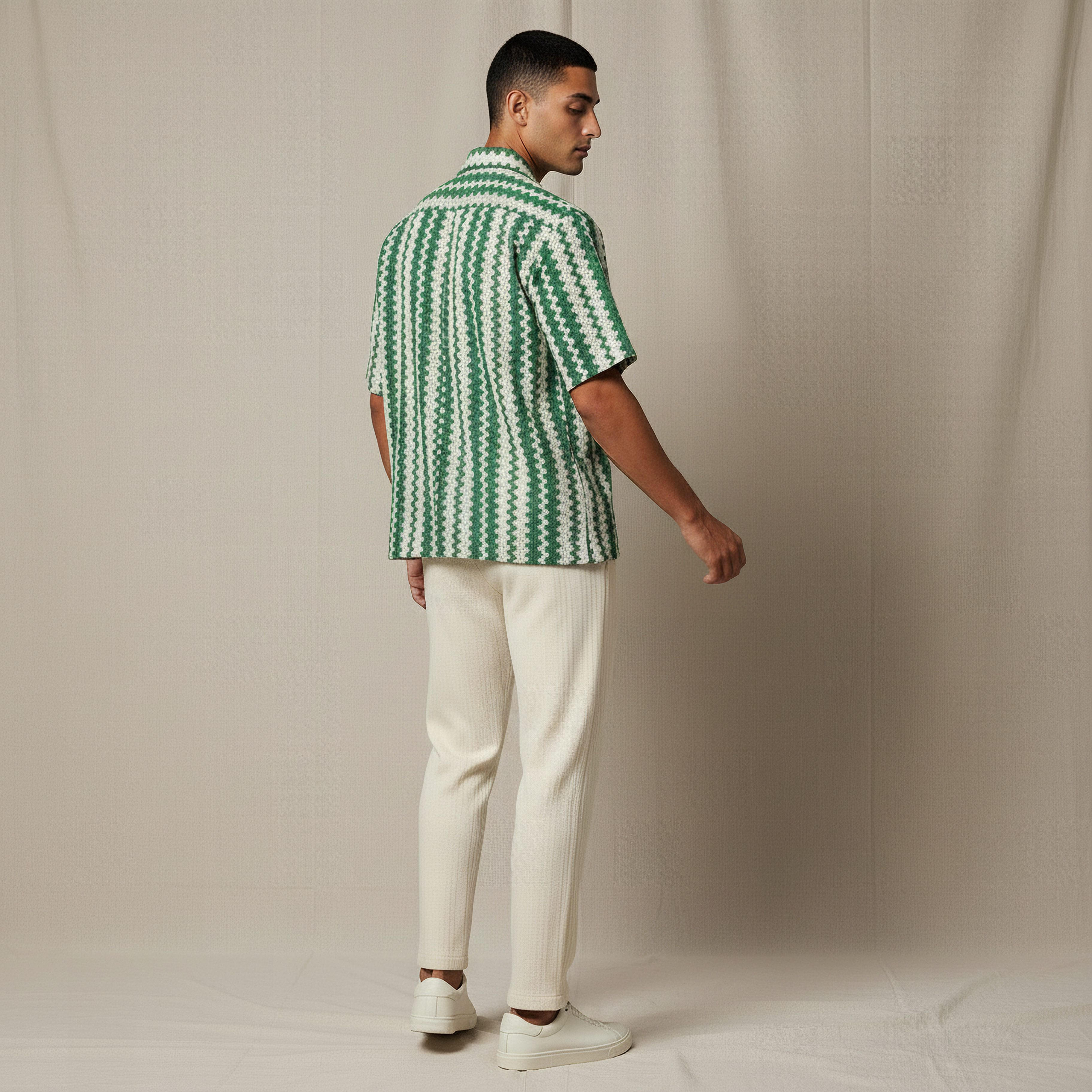Men Camp Collar Striped Short Sleeves Resort Shirt-men-clothing-shirts-image-3