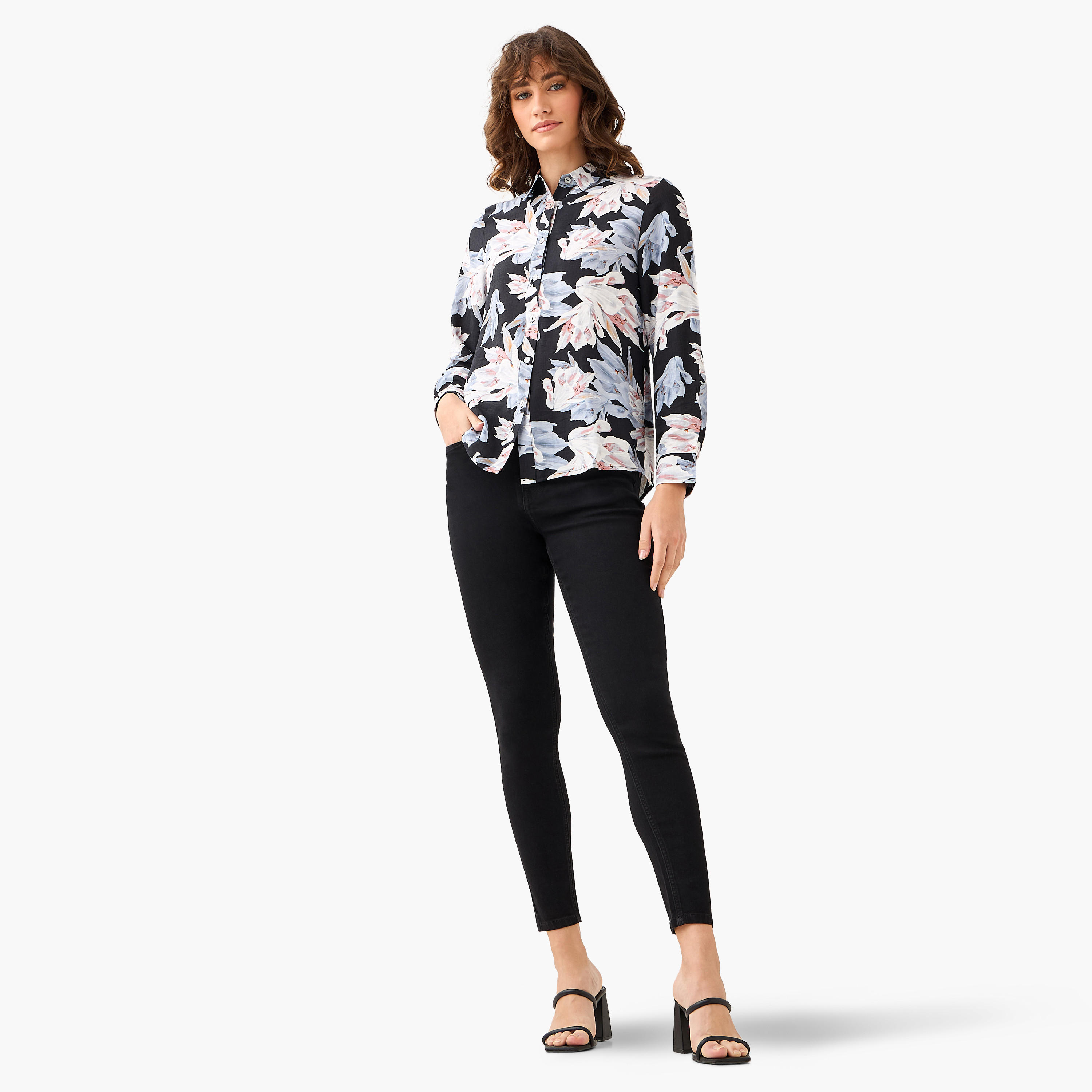 Viscose Shirt with Floral Print-women-clothing-shirtsandblouses-shirts-image-4